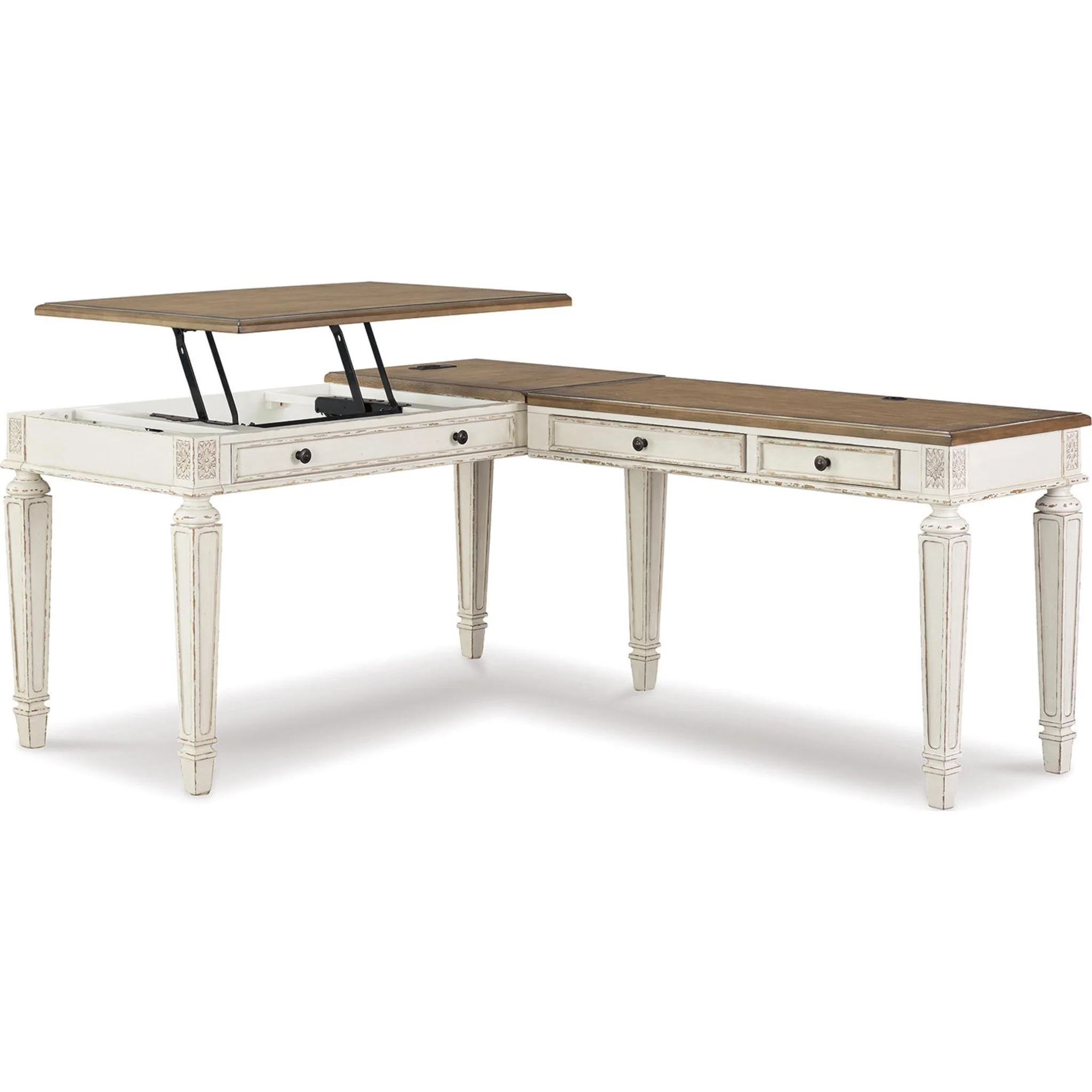 Realyn Lift Top Desk with Return - Image 21