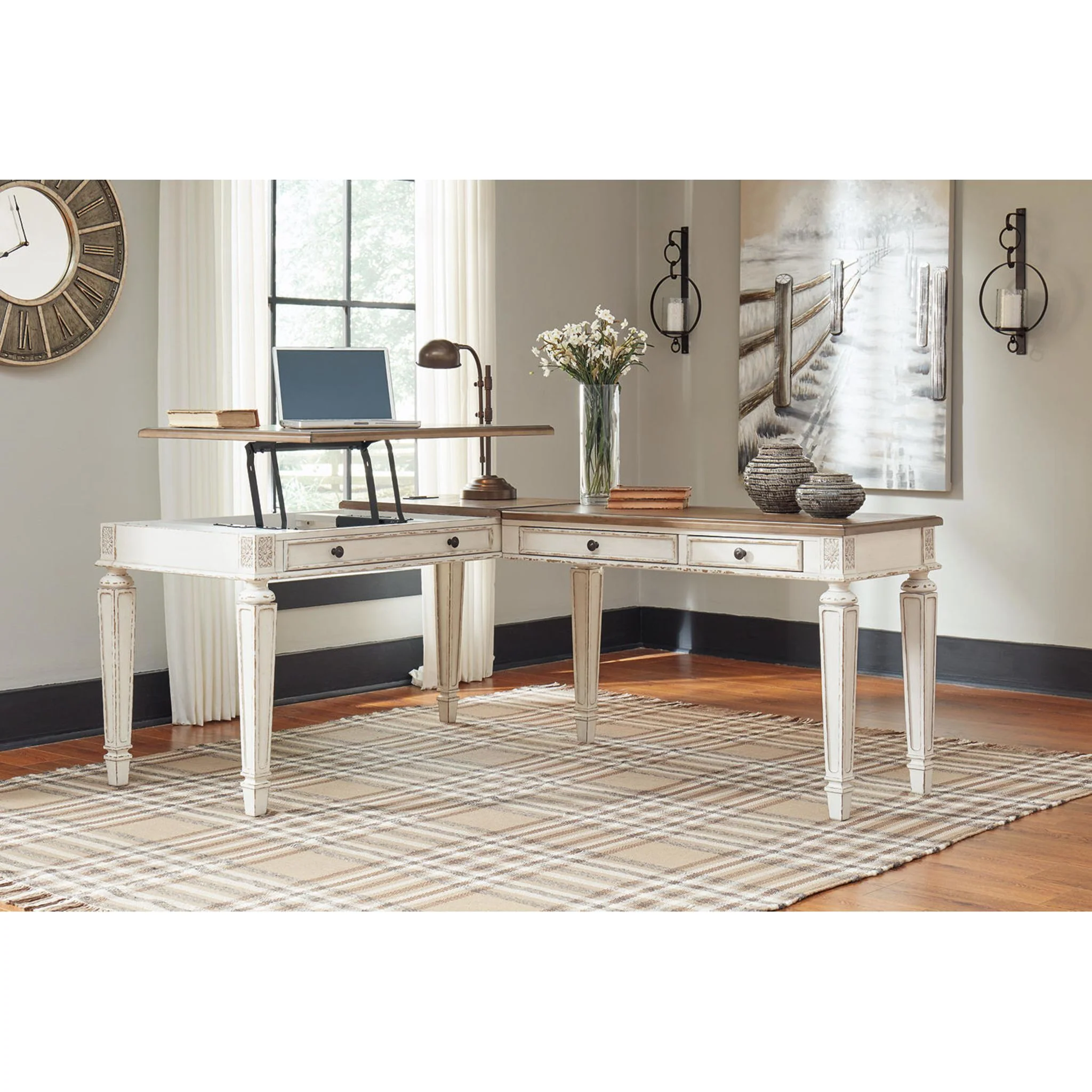 Realyn Lift Top Desk with Return - Image 22