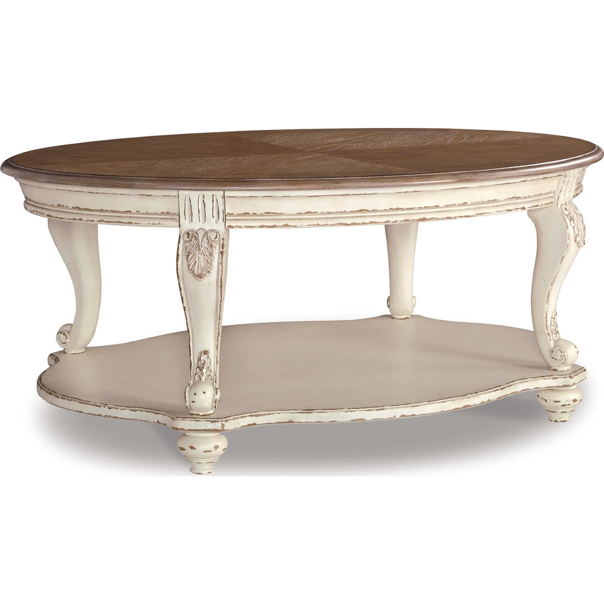 Realyn Oval Coffee Table - Image 11