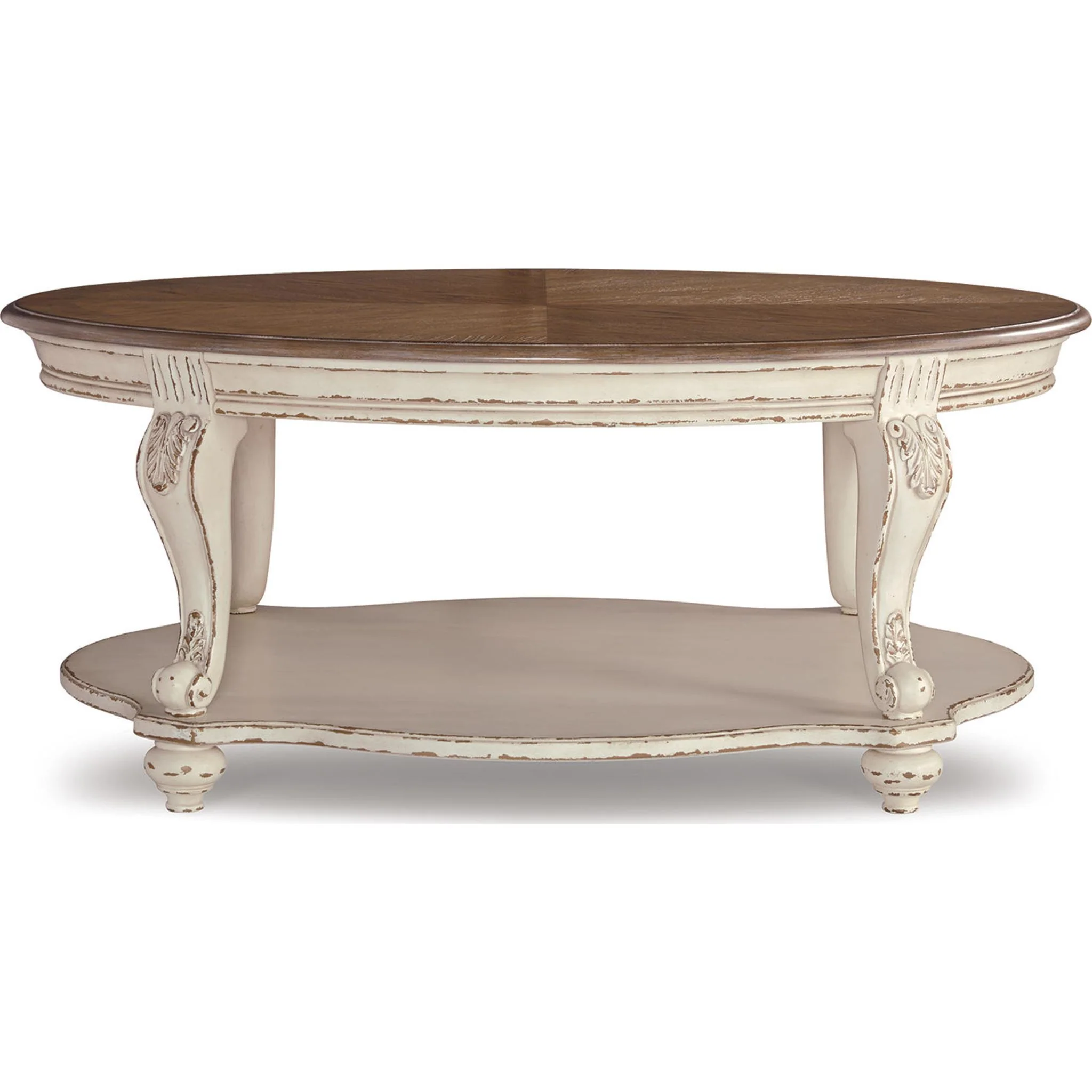 Realyn Oval Coffee Table - Image 7