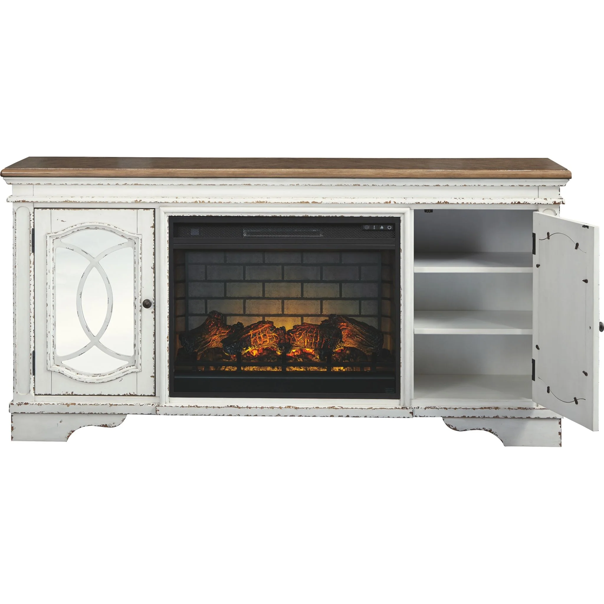 Realyn TV Stand with Fireplace - Image 2