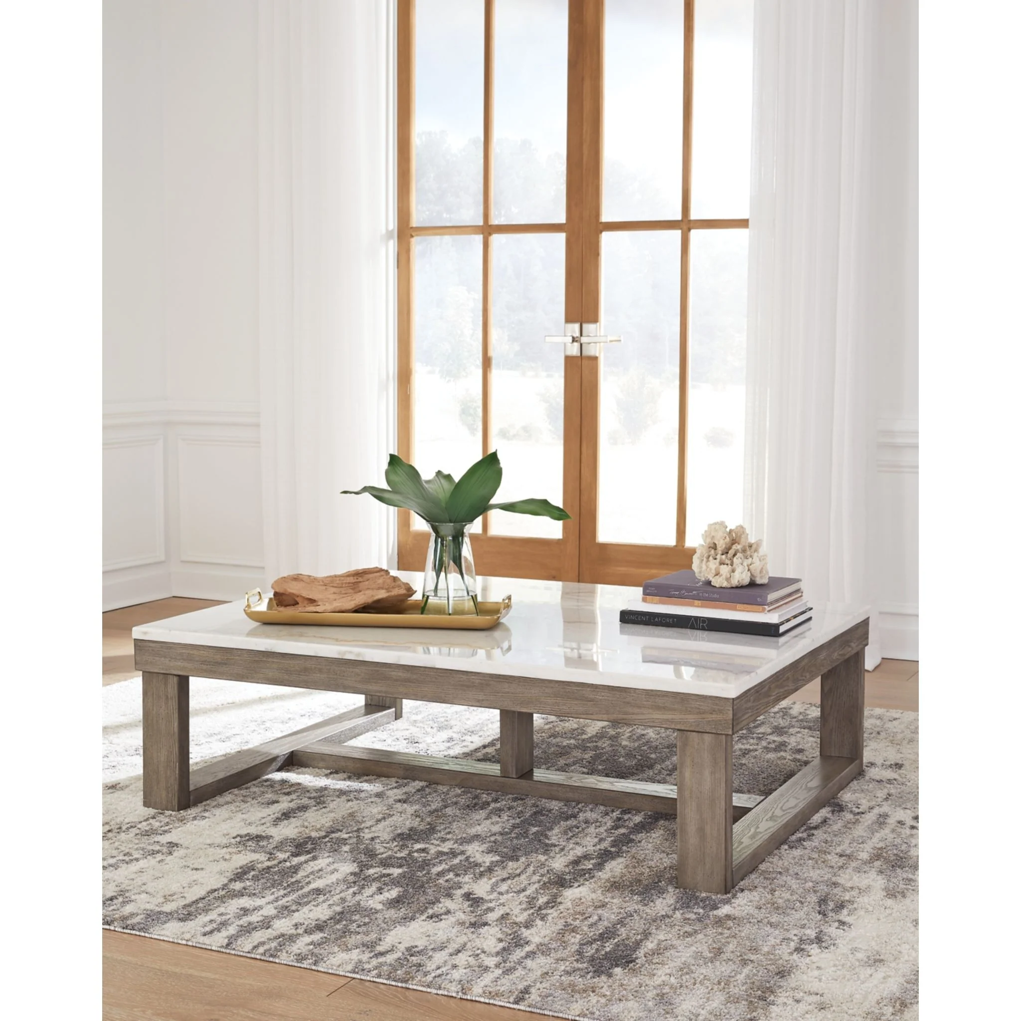 Loyaska Rectangle Coffee Table - Image 2