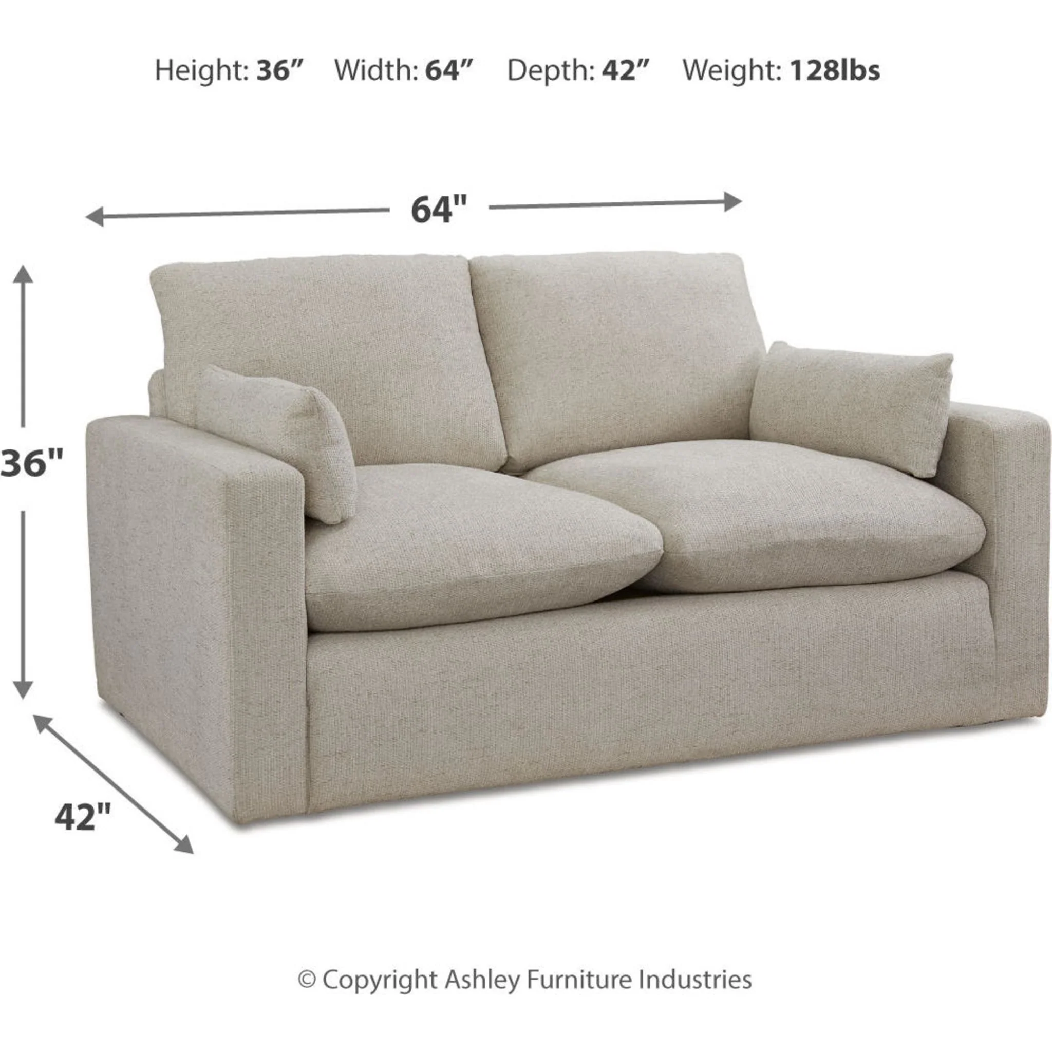 Refined-Exclusive Loveseat - Image 11
