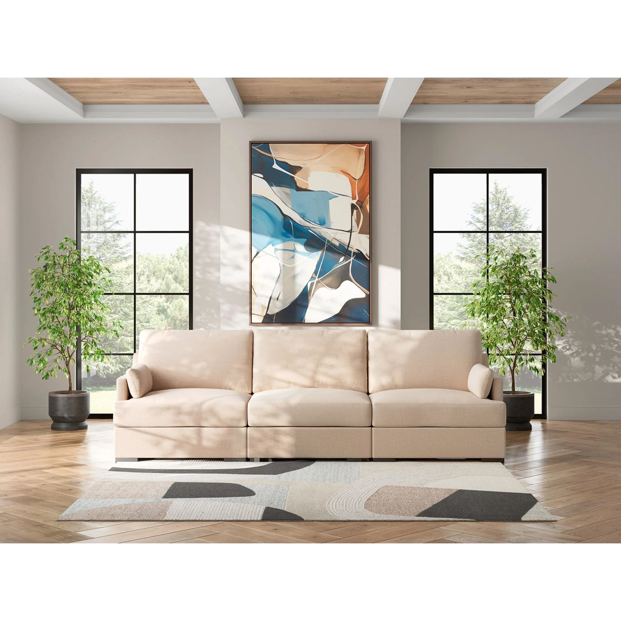 Regality-Exclusive 3 Piece Modular Sectional - Image 2