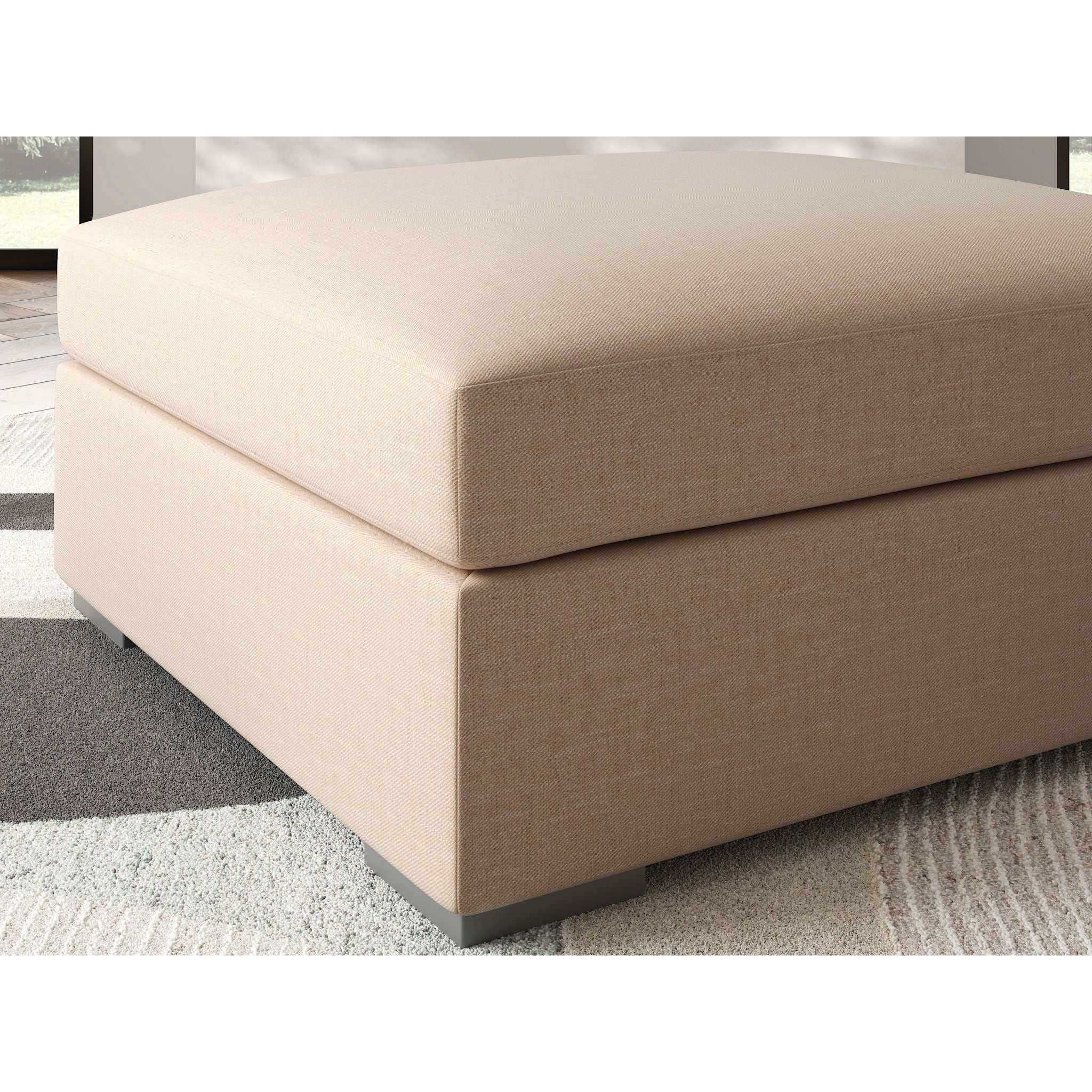 Regality-Exclusive Oversized Accent Ottoman - Image 4