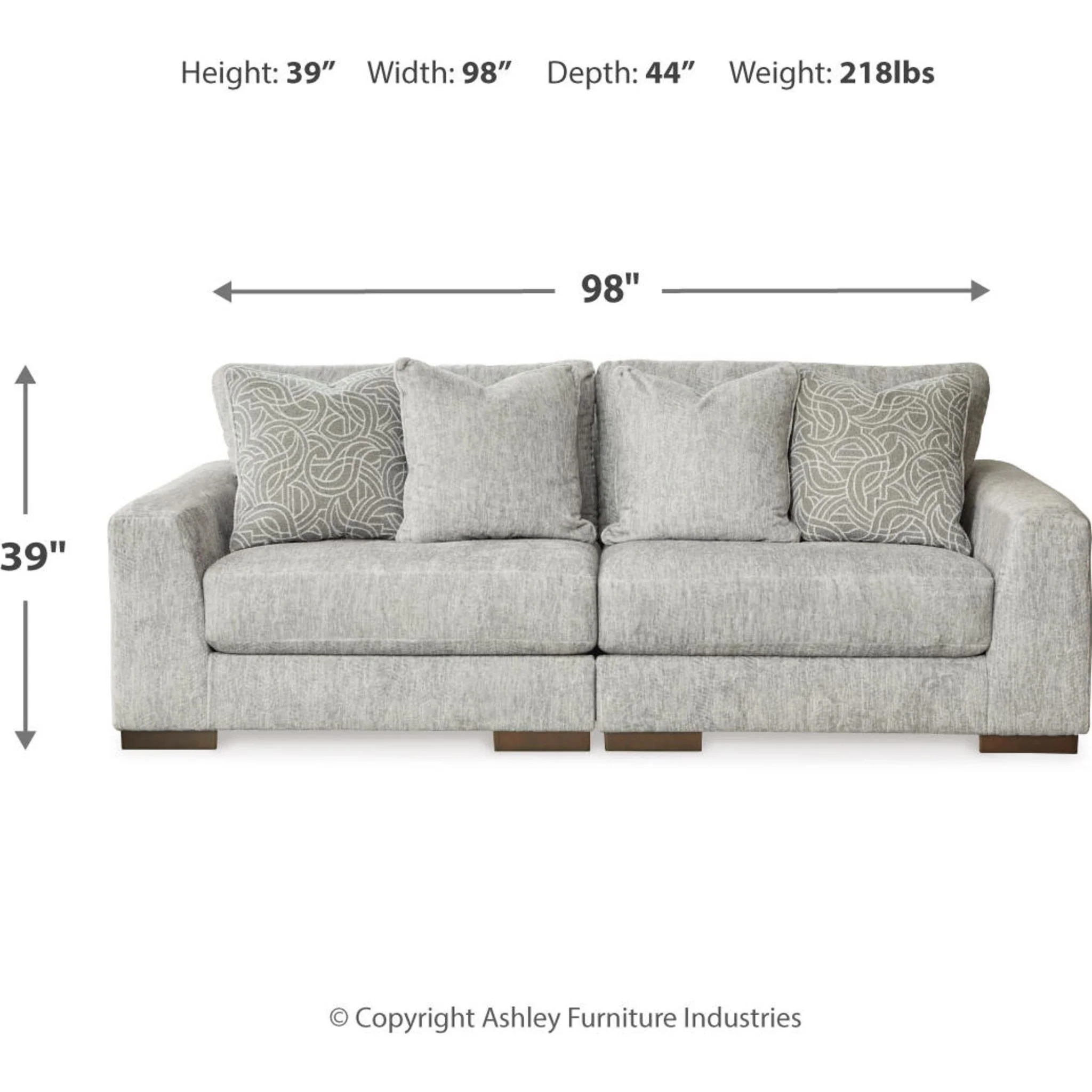 Regent Park 2 Piece Sectional - Image 5