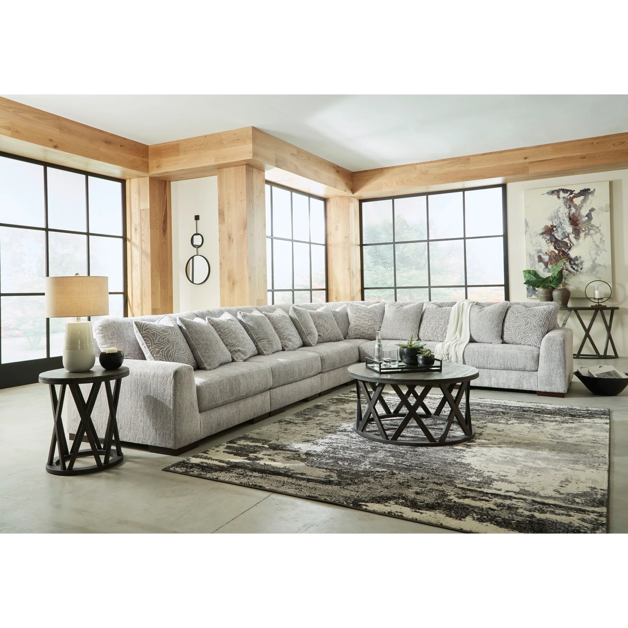 Regent Park 6 Piece Sectional - Image 4