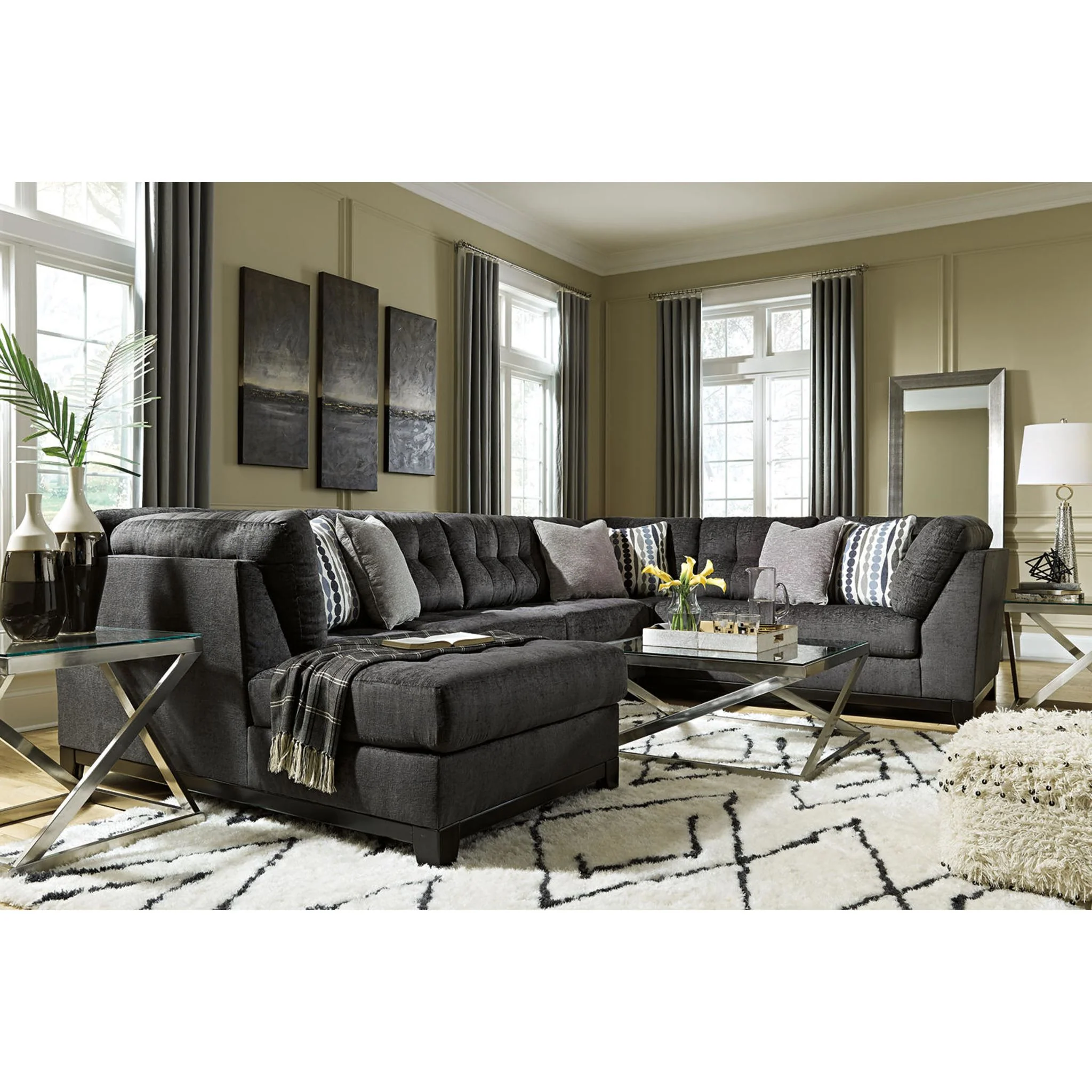 Reidshire-Exclusive 3 Piece Sectional - Image 11