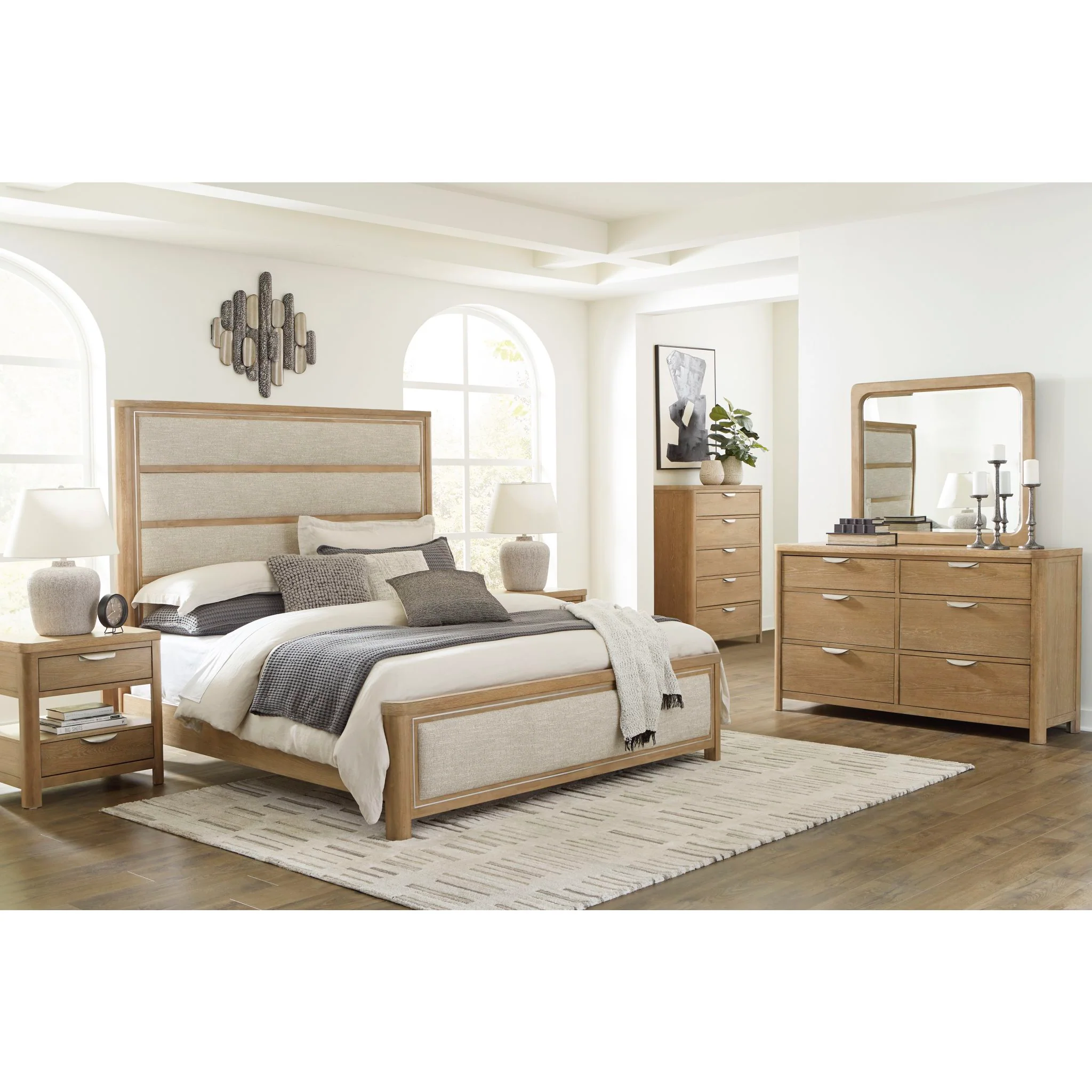 Rencott-Exclusive 5 Piece Upholstered Bedroom - Image 37