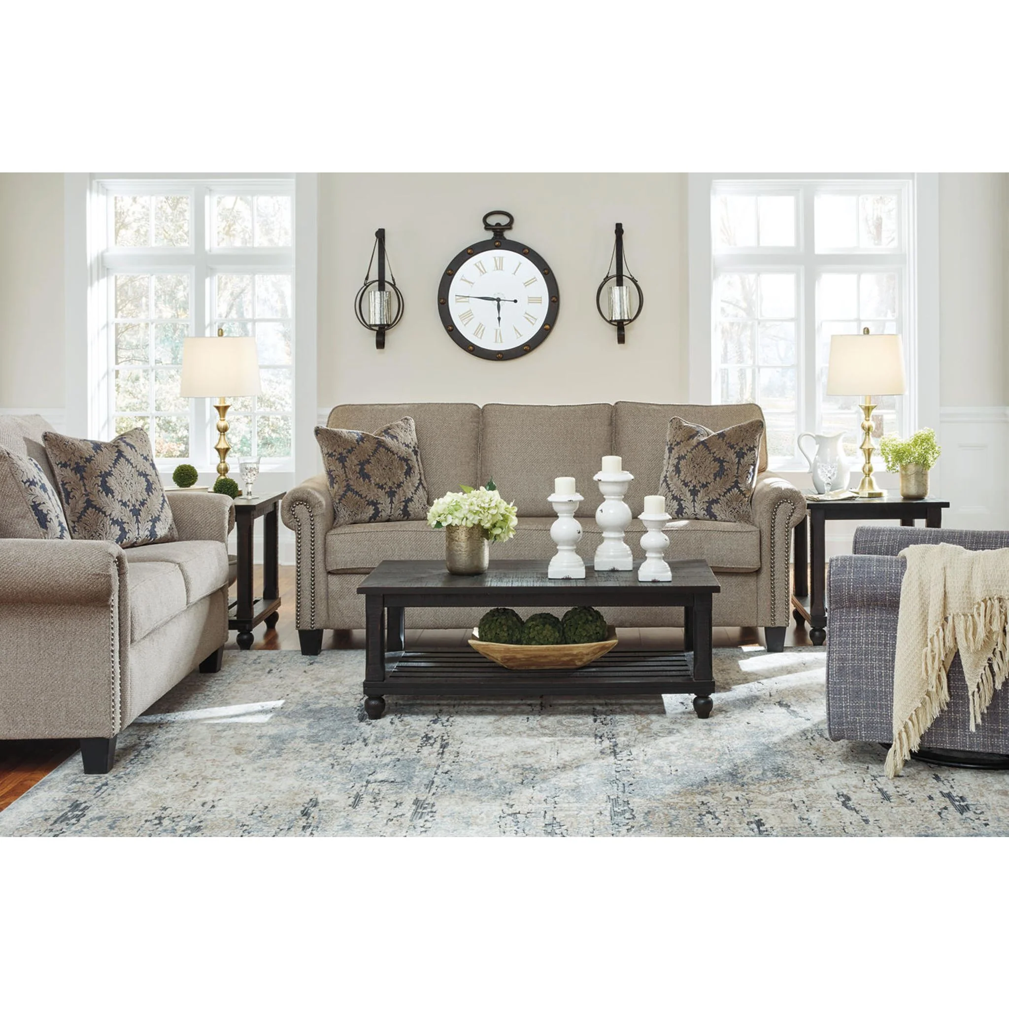 Renley Swivel Glider Accent Chair - Image 11