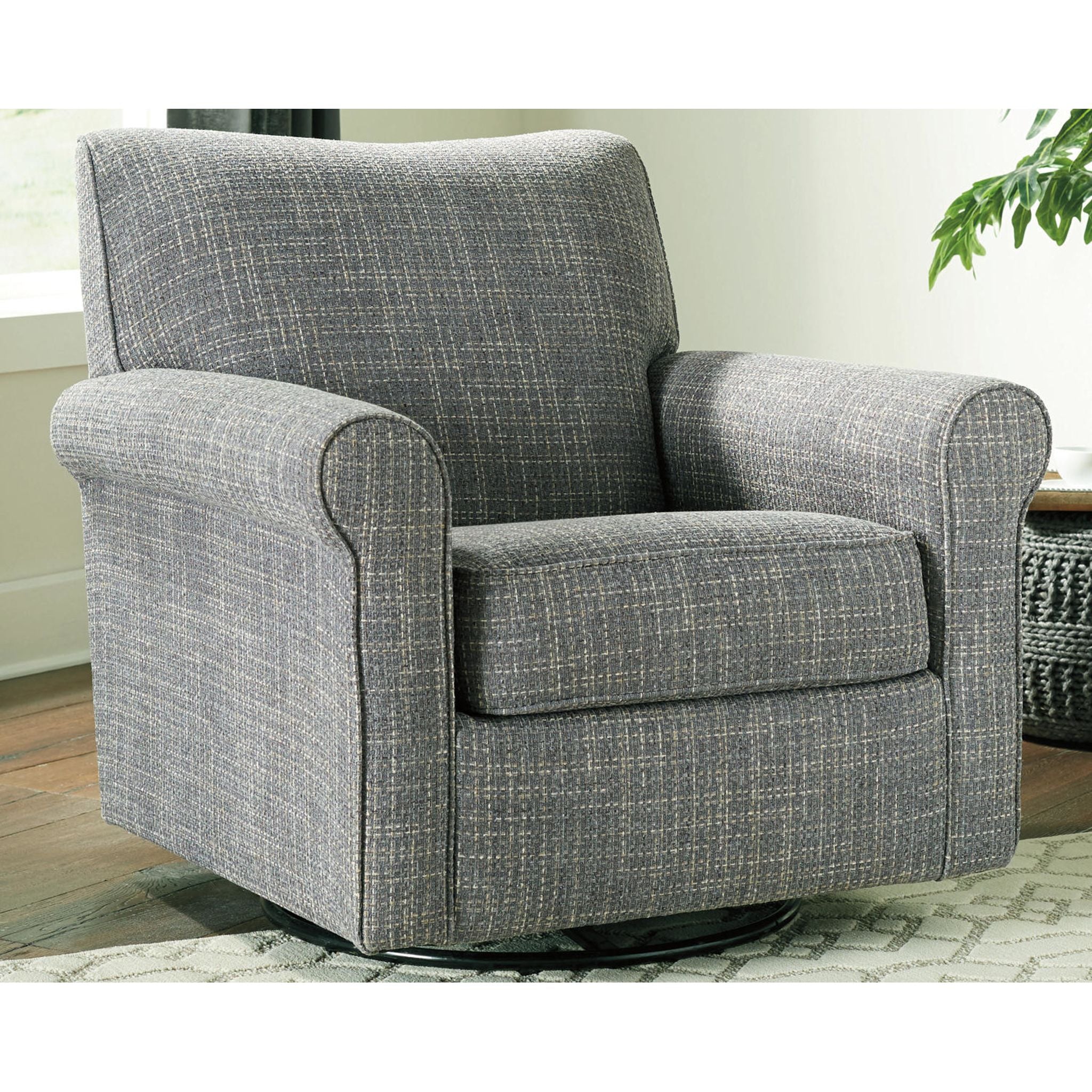 Renley Swivel Glider Accent Chair - Image 13