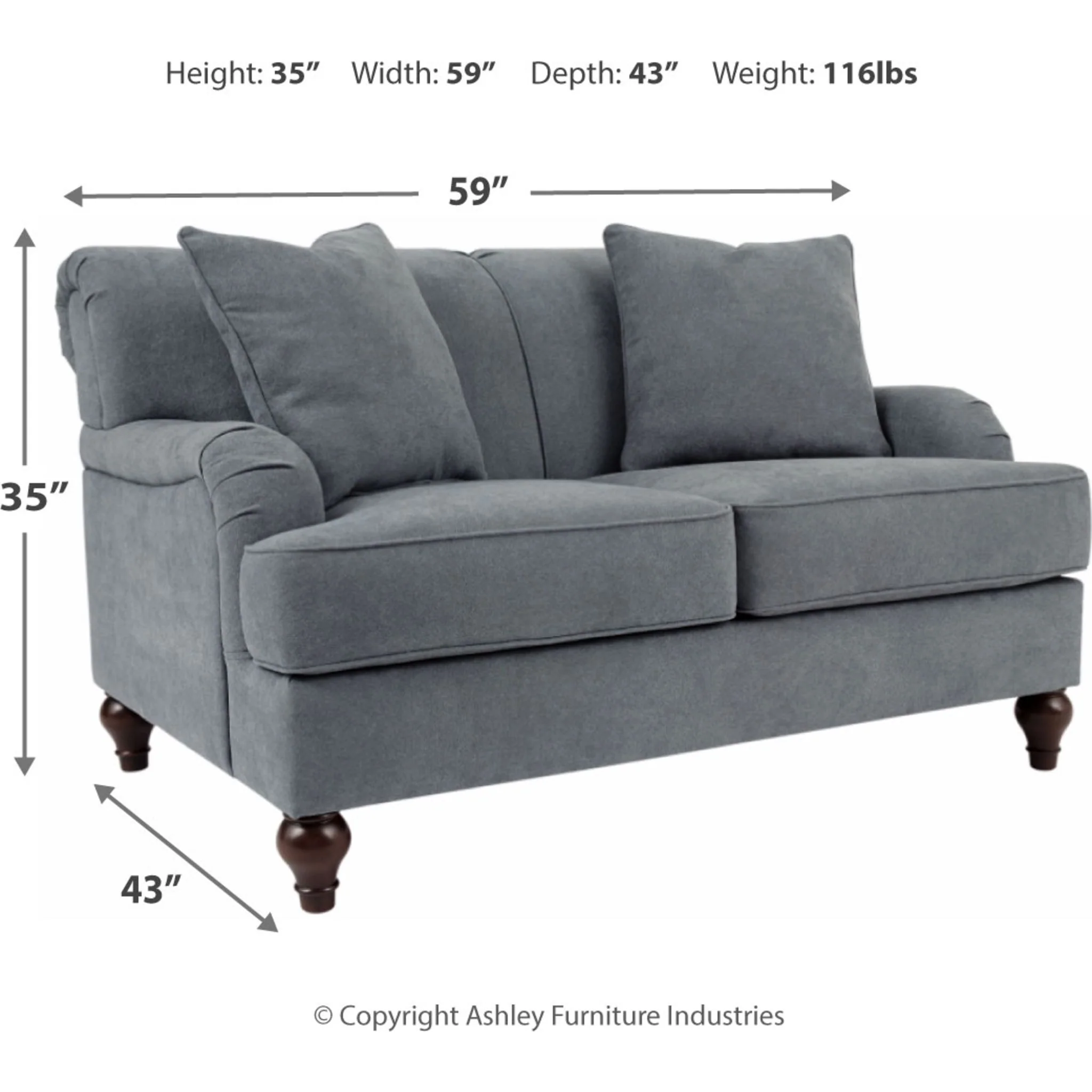 Renly-Exclusive Loveseat - Image 4
