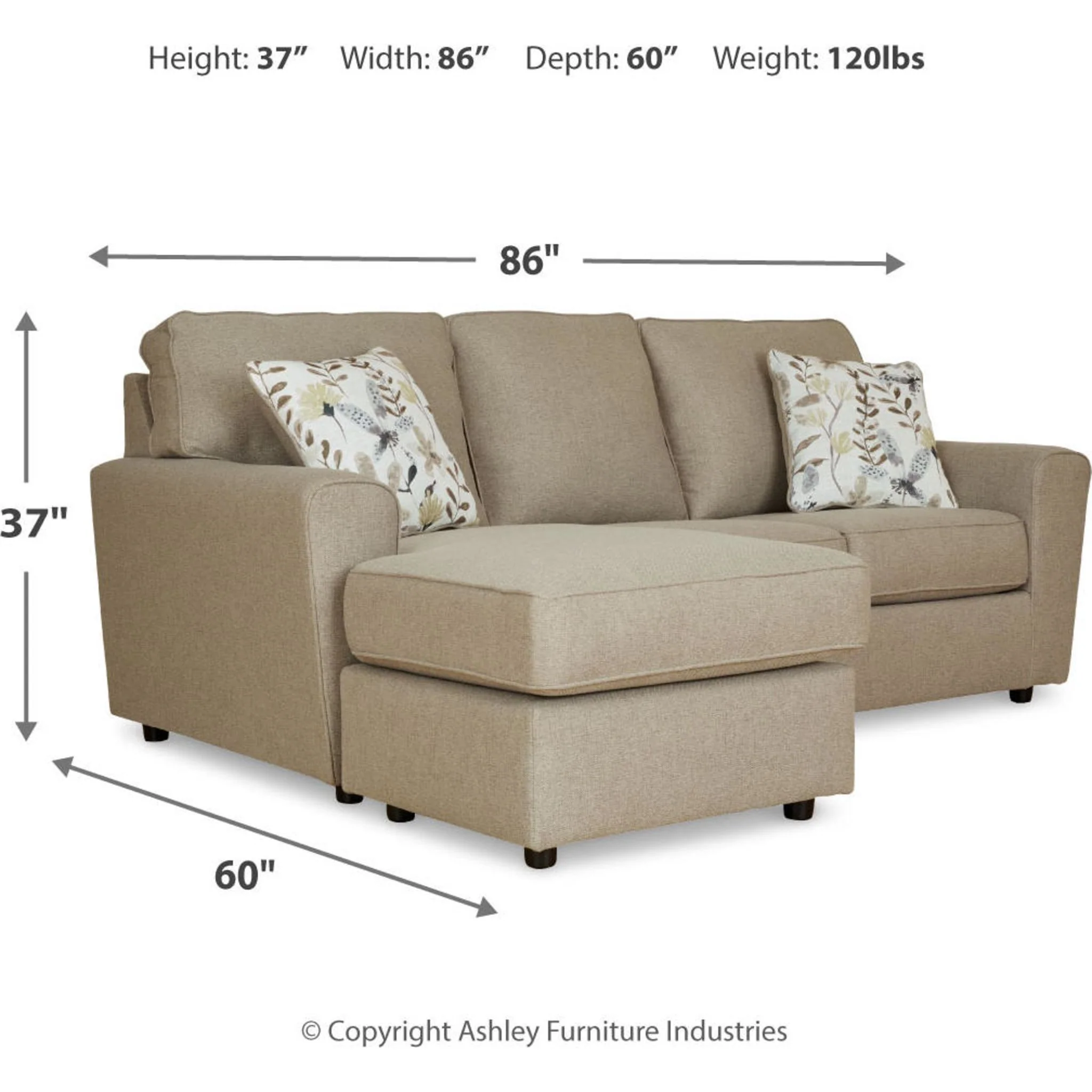 Renshaw Sofa Chaise - Image 22