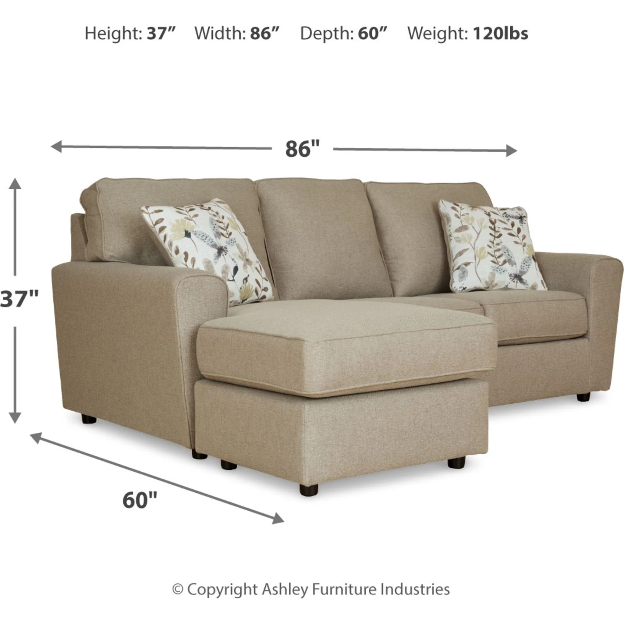 Renshaw Sofa Chaise - Image 9