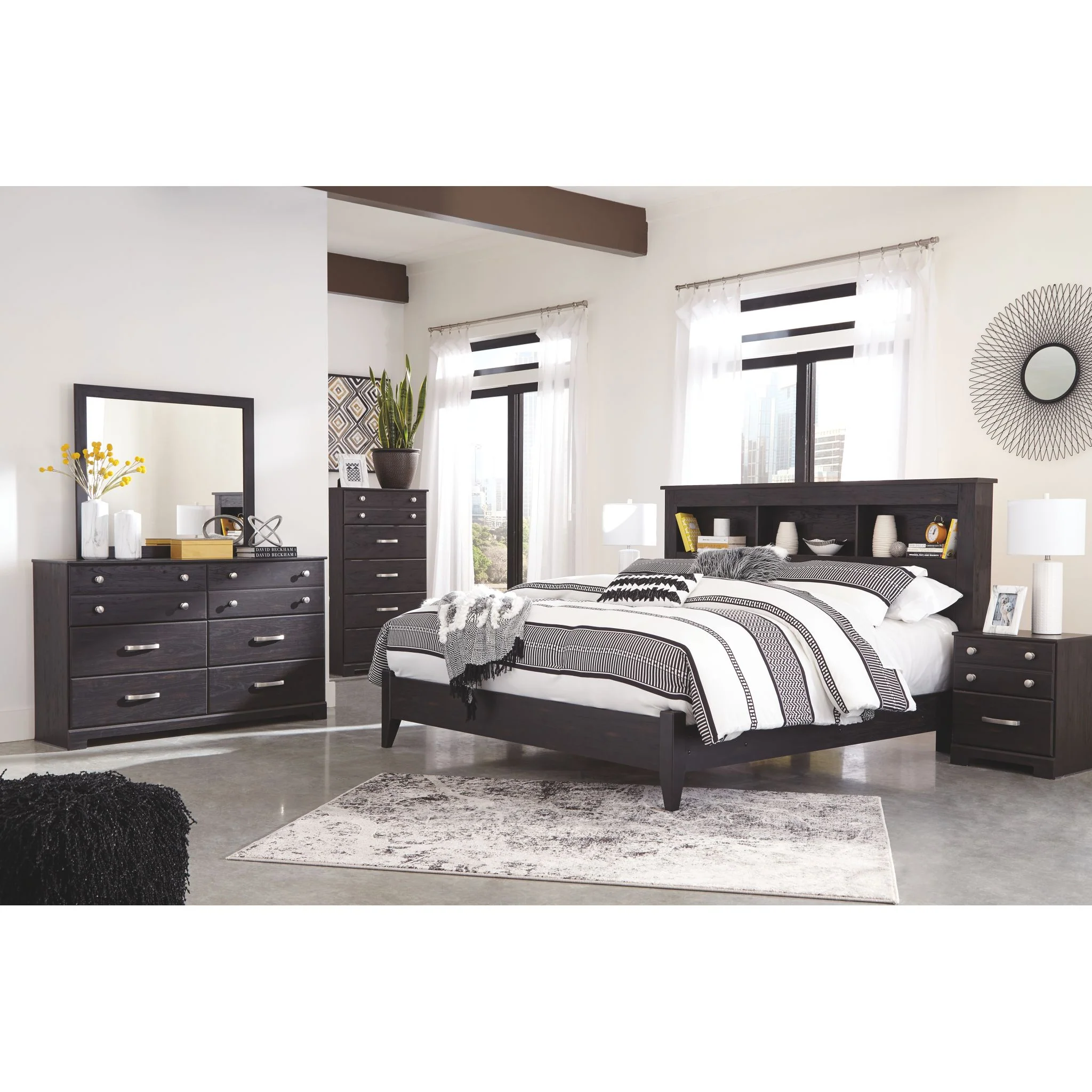 Reylow 3 Piece Bookcase Bed - Image 3
