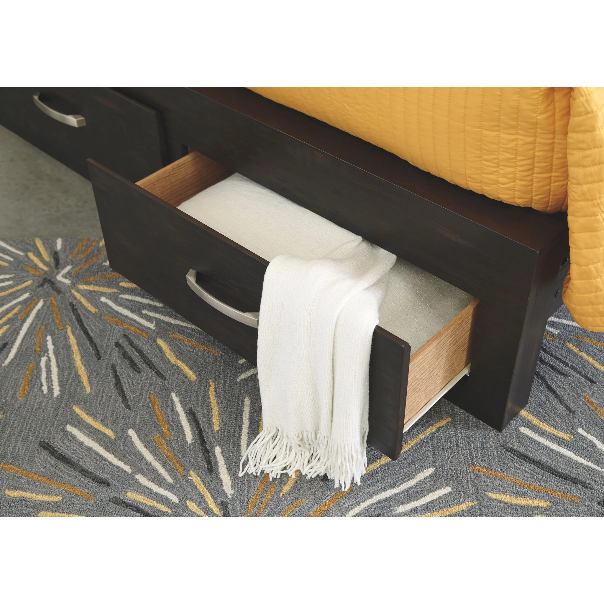 Reylow 3 Piece Queen Bookcase Bed - Image 4