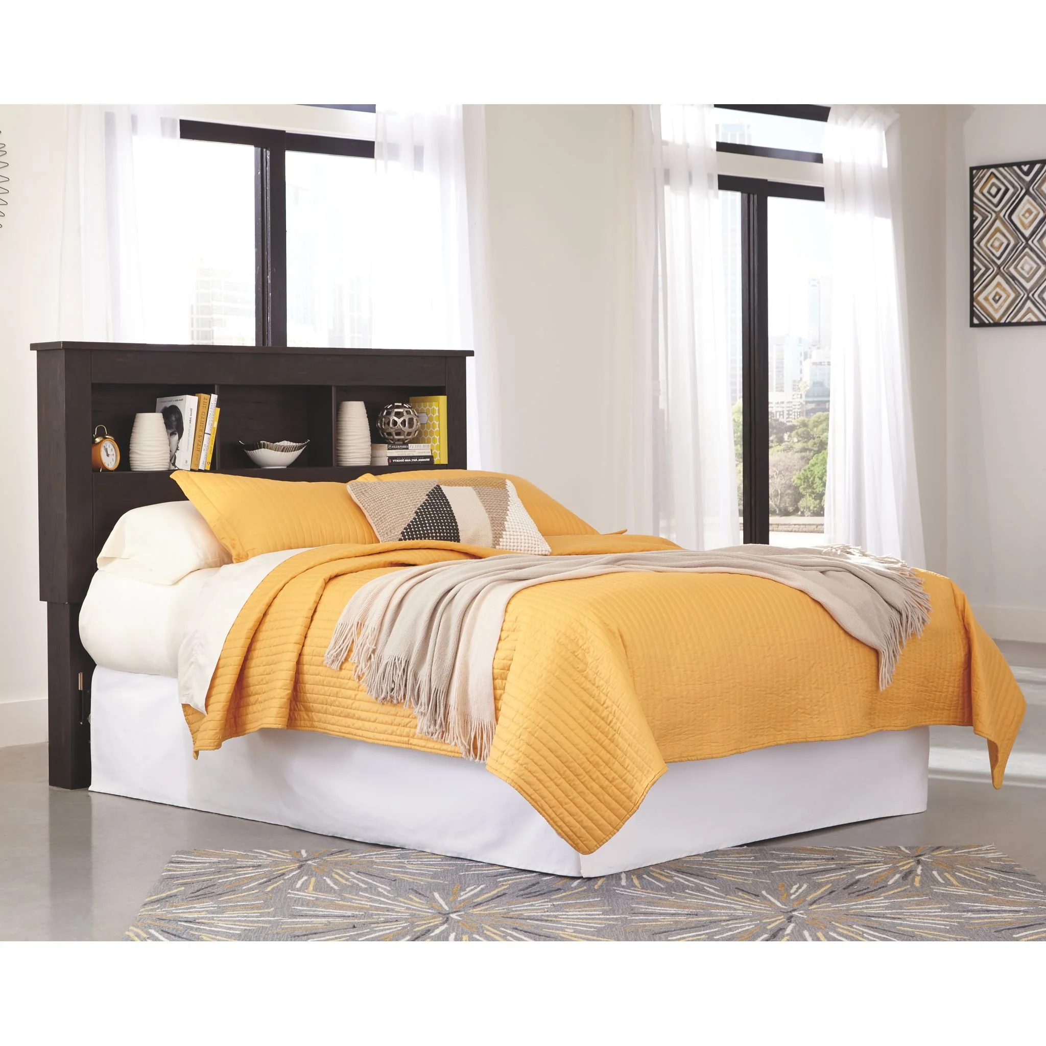 Reylow Queen Bookcase Headboard - Image 2