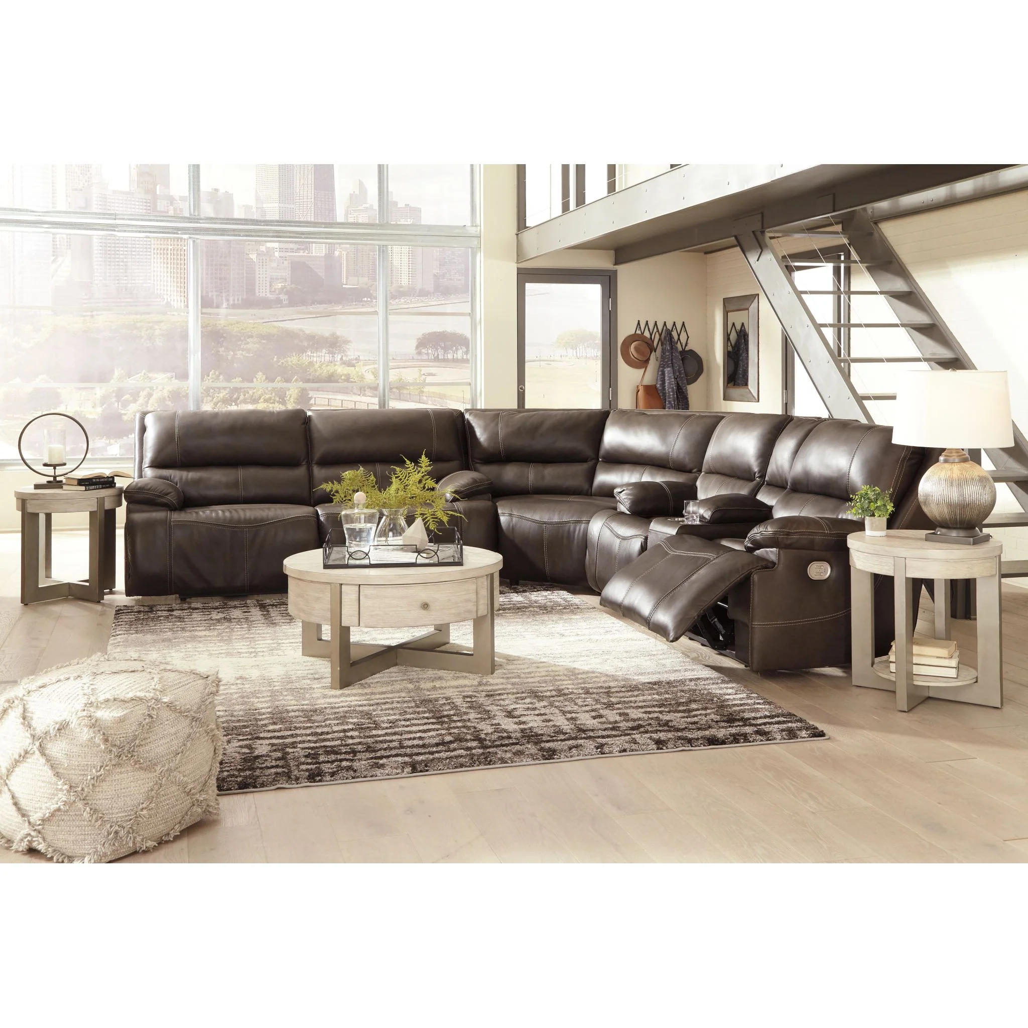 Ricmen 3 Piece Power Reclining Sectional - Image 3
