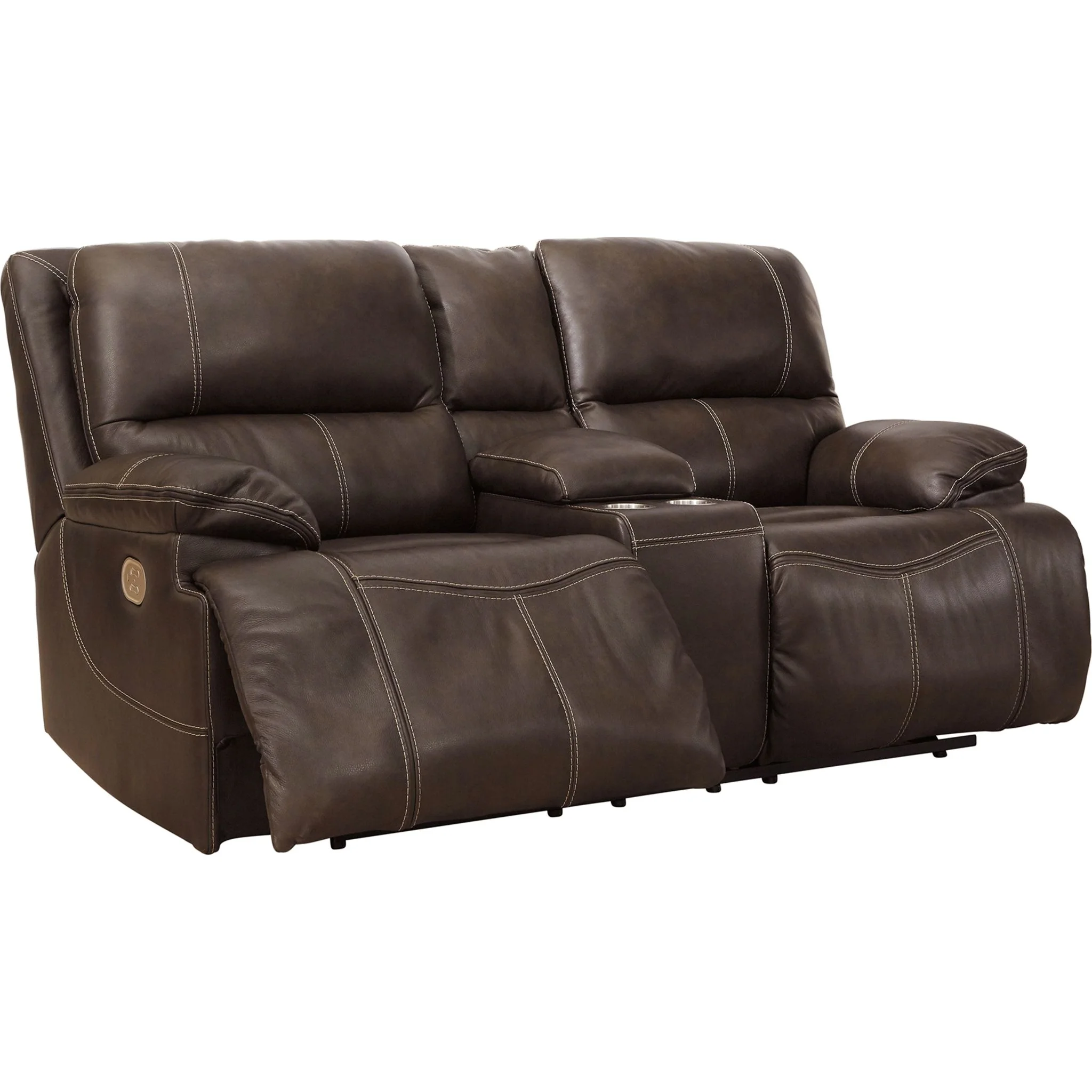 Ricmen Power Reclining Loveseat with Adjustable Headrest - Image 3
