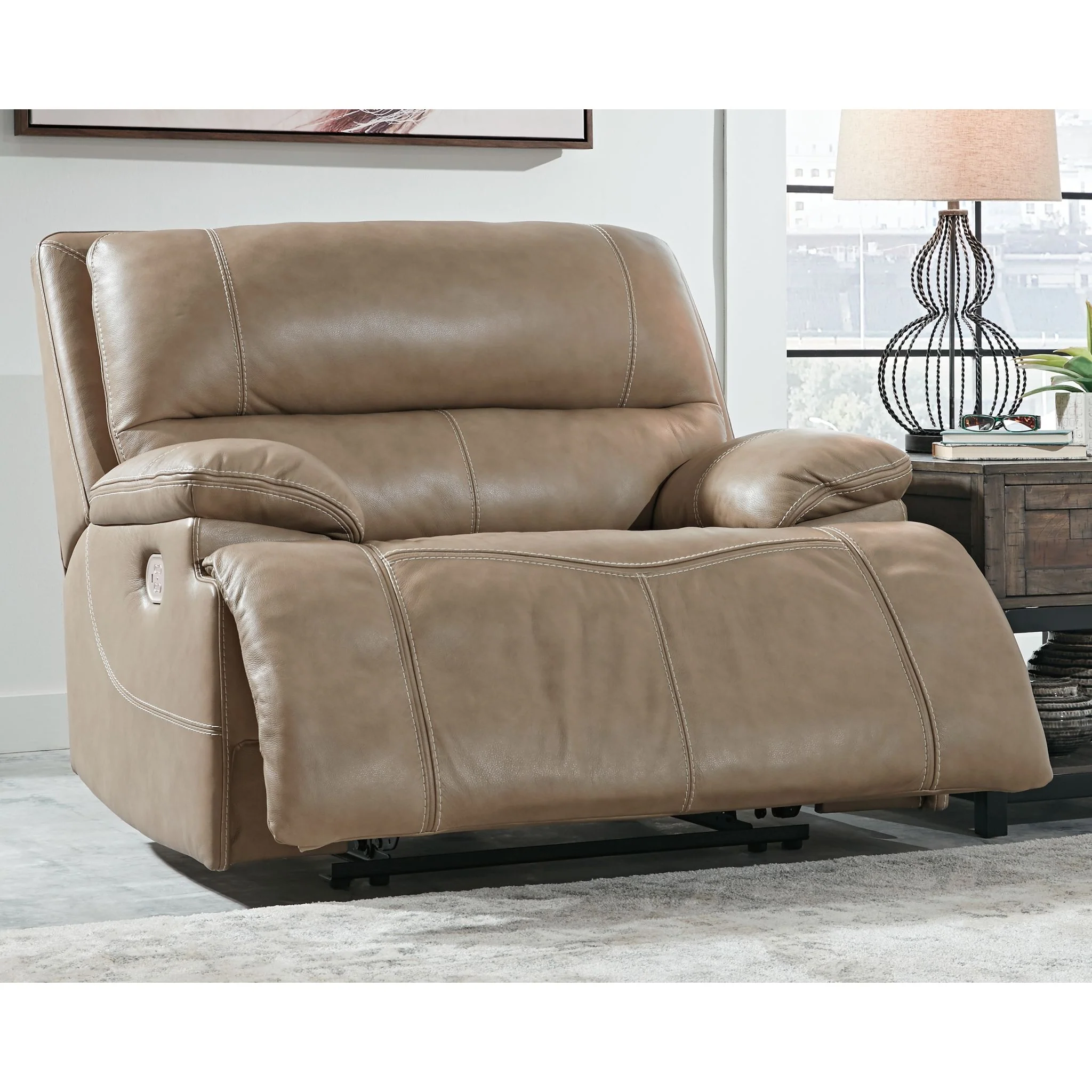 Ricmen Wide Seat Recliner with Power - Image 3