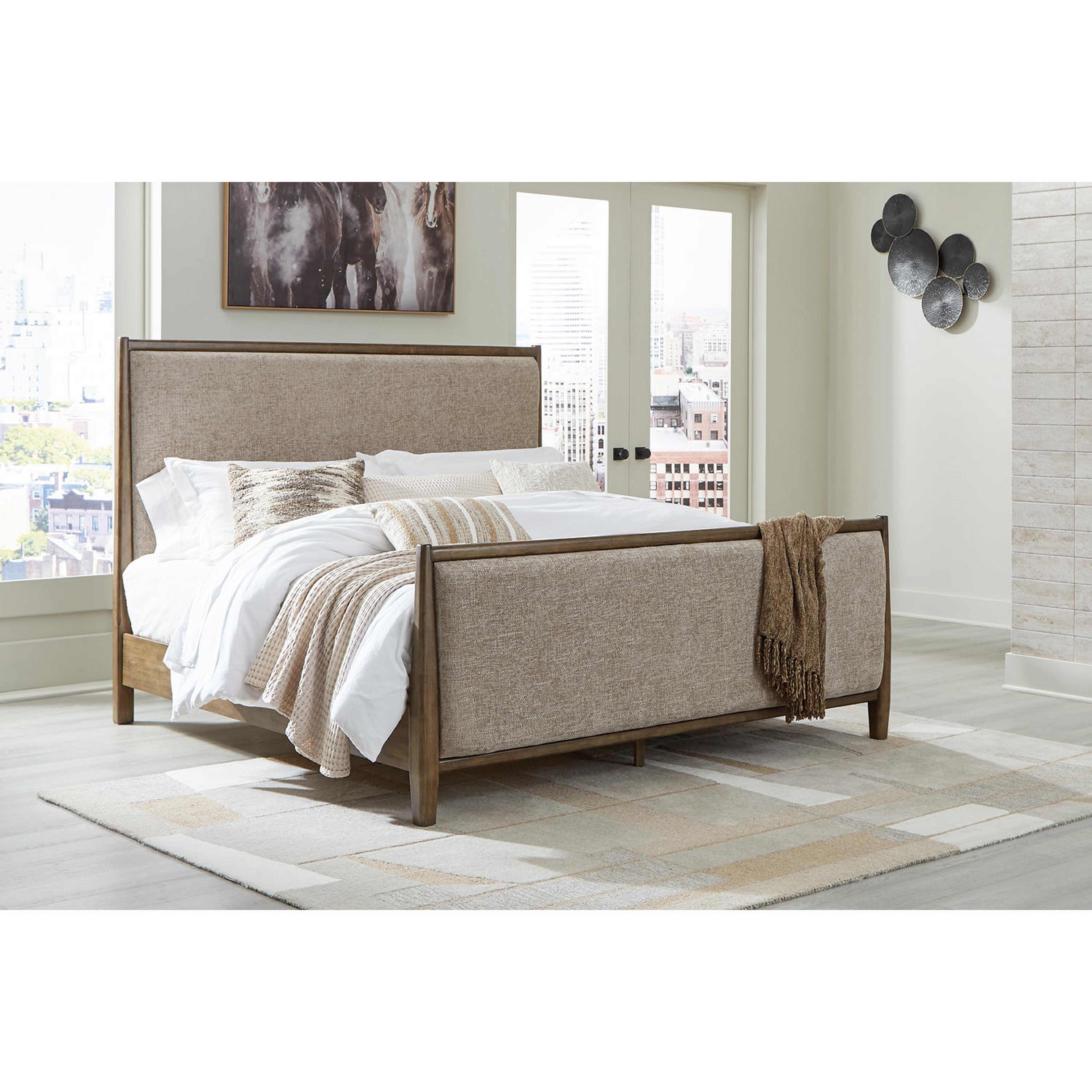 Roanhowe-Exclusive 5 Piece Upholstered Bedroom - Image 9