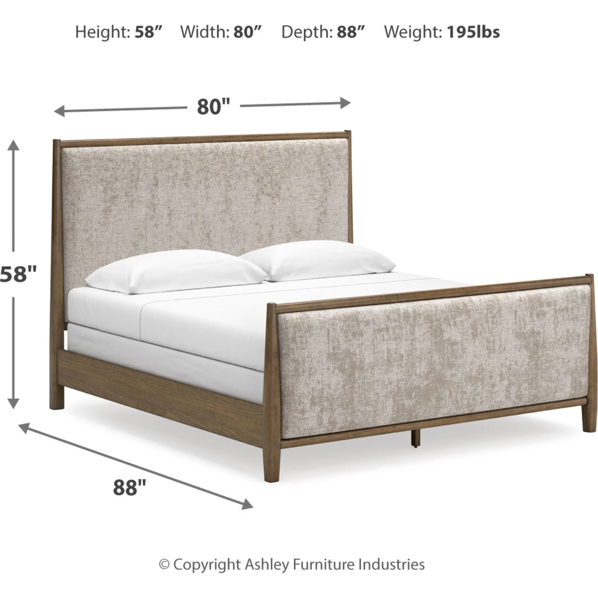 Roanhowe-Exclusive Upholstered Bed - Image 10