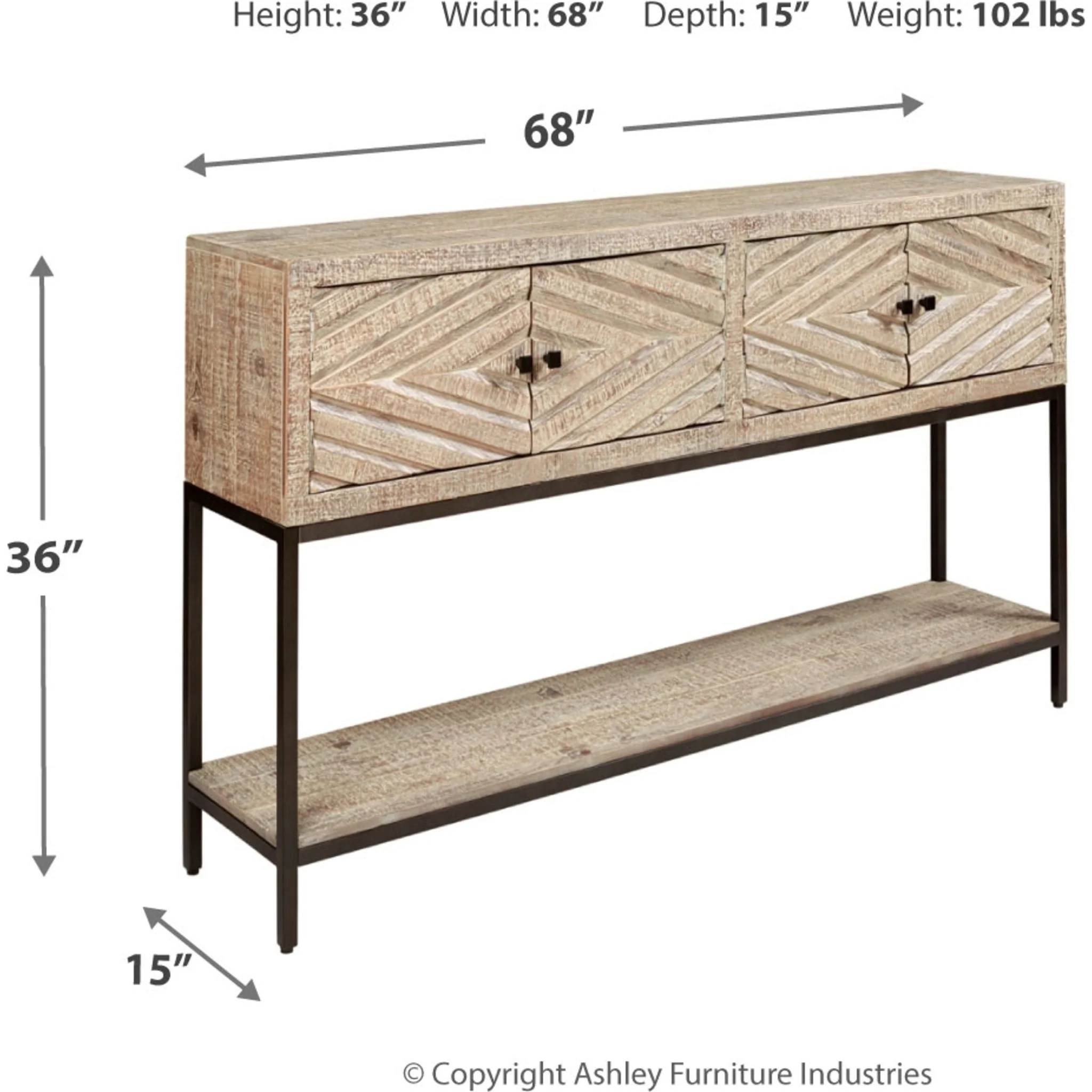 Roanley Console Table - Image 4