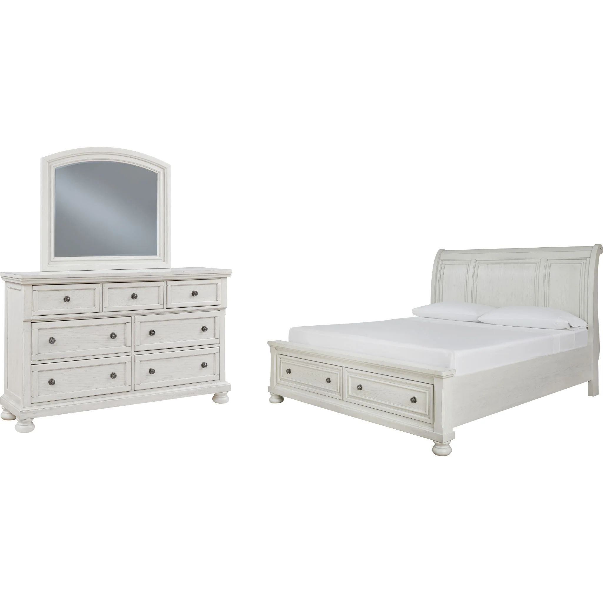 Robbinsdale 5 Piece Sleigh Bedroom - Image 11