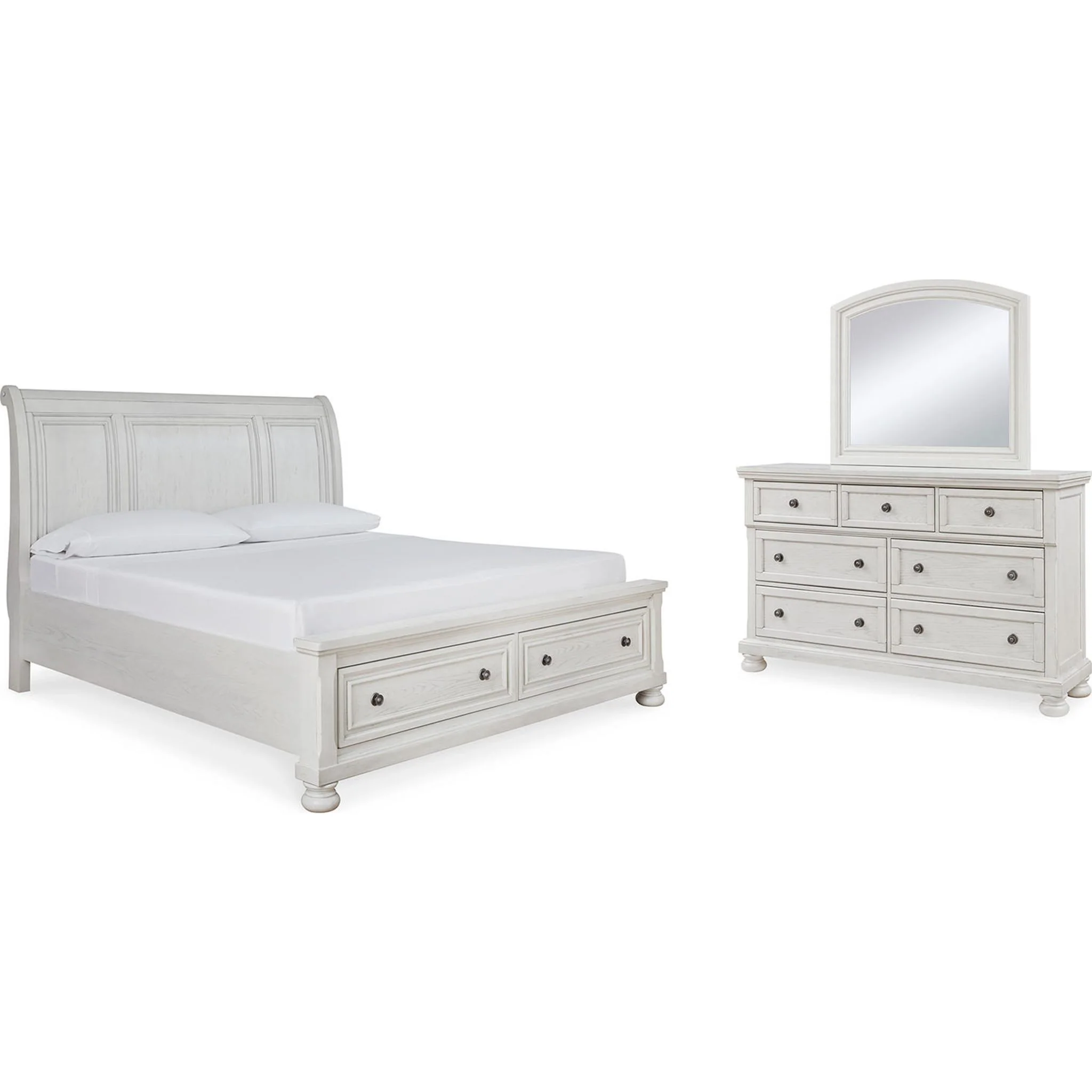Robbinsdale 5 Piece Sleigh Bedroom - Image 8