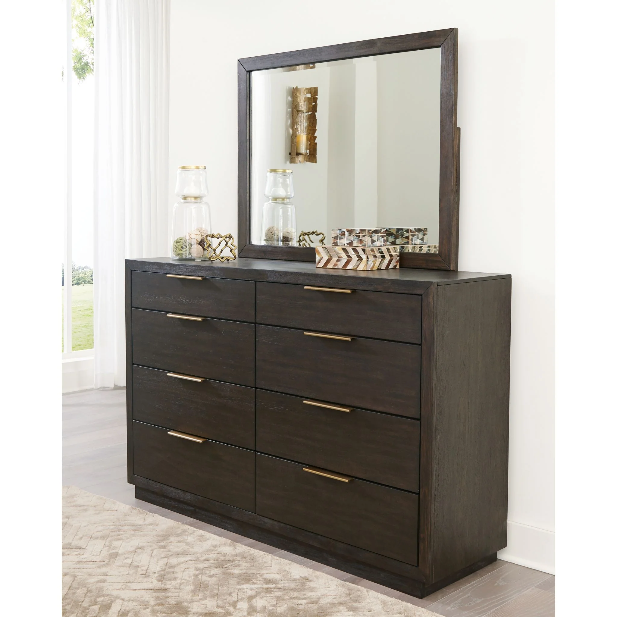 Bruxworth-Exclusive Dresser and Mirror - Image 2