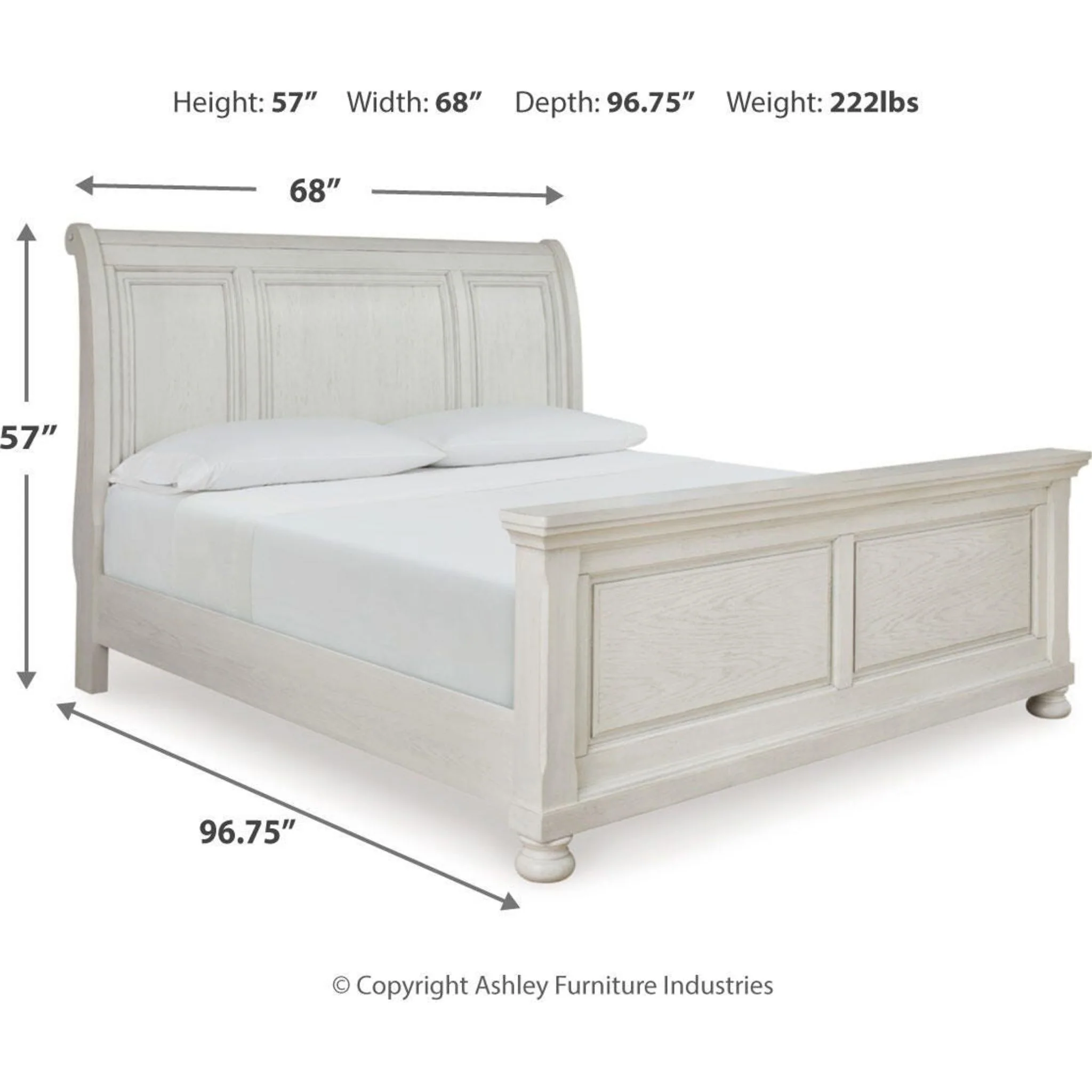 Robbinsdale Sleigh Bed - Image 15