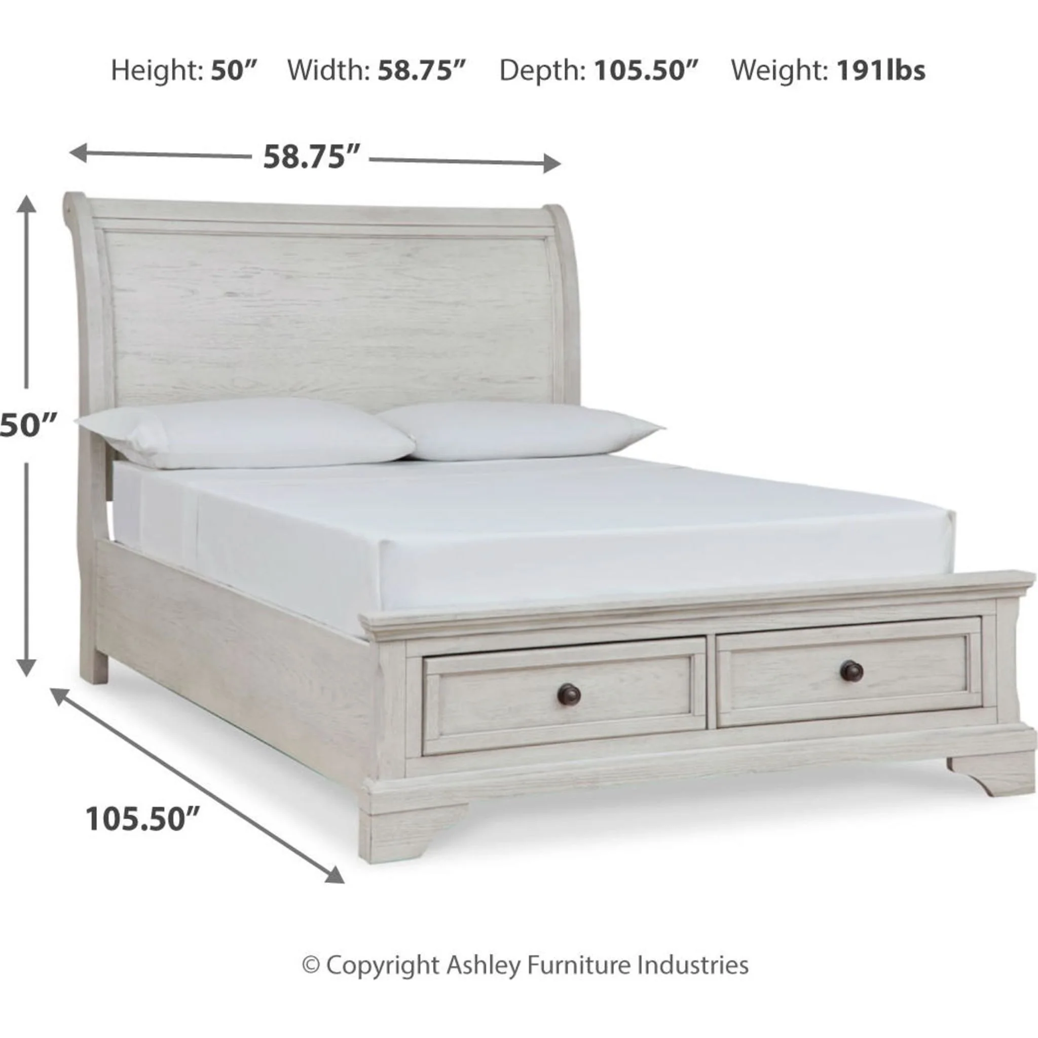Robbinsdale Sleigh Storage Bed - Image 32