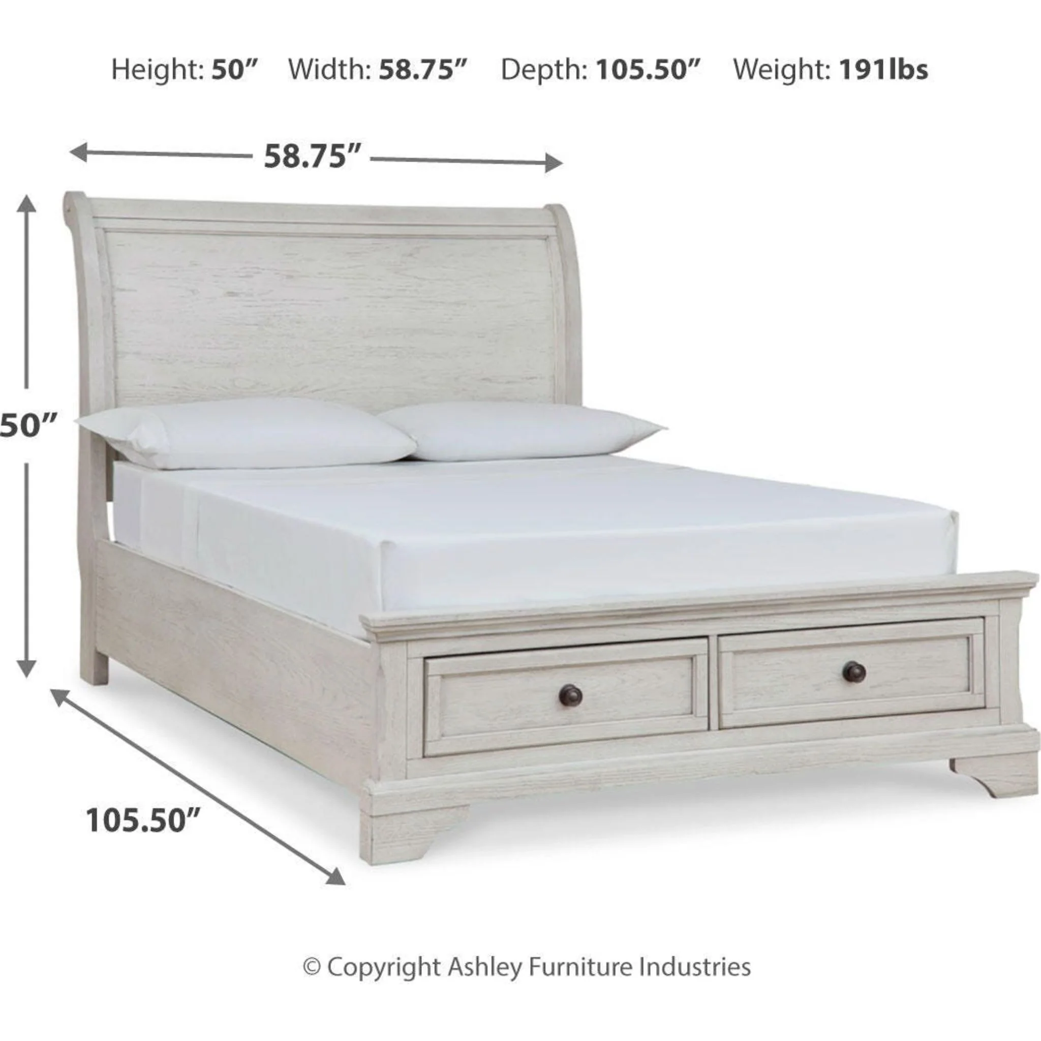 Robbinsdale Sleigh Storage Bed - Image 38