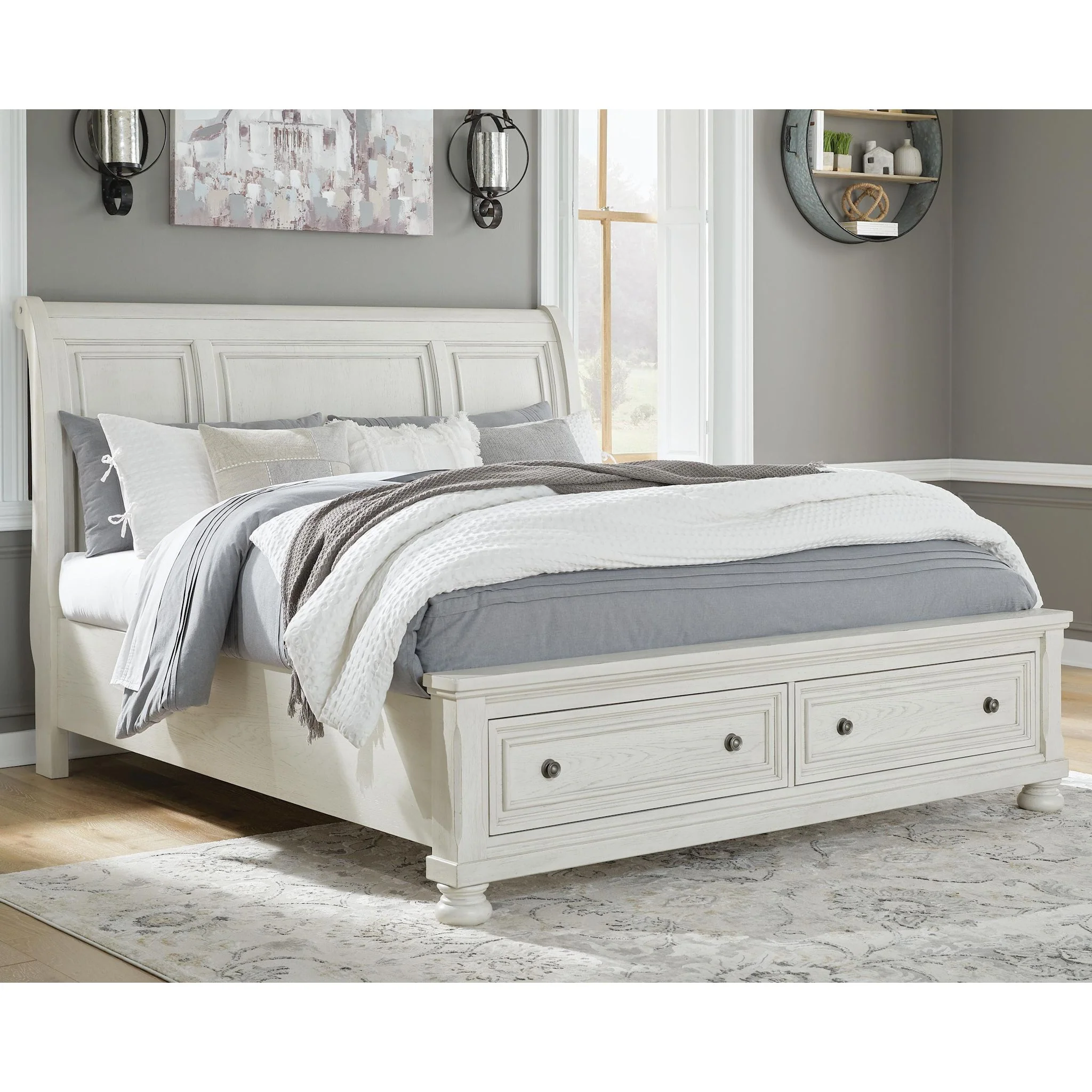 Robbinsdale Sleigh Storage Bed - Image 17