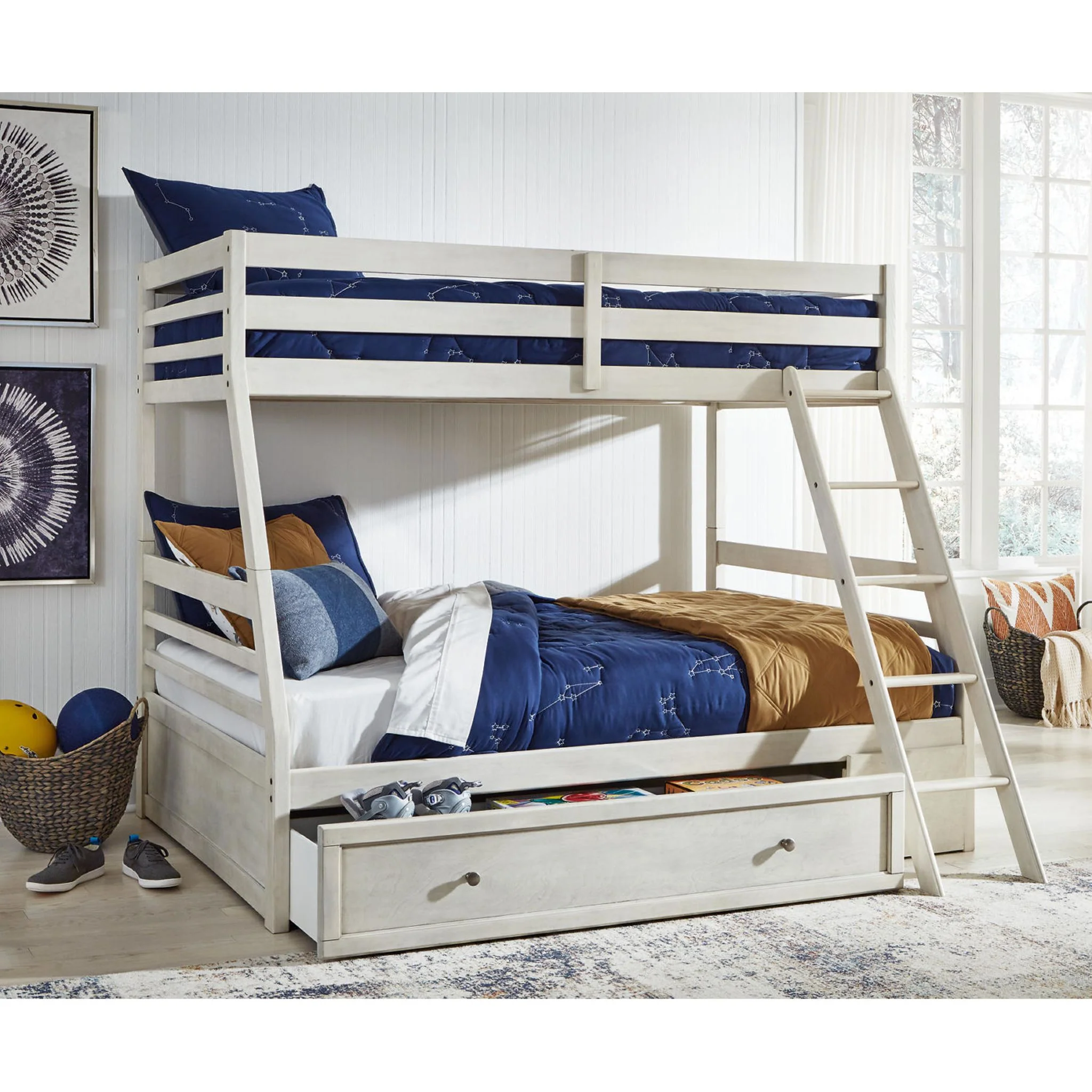 Robbinsdale Twin/Full Bunk Bed with Storage - Image 12