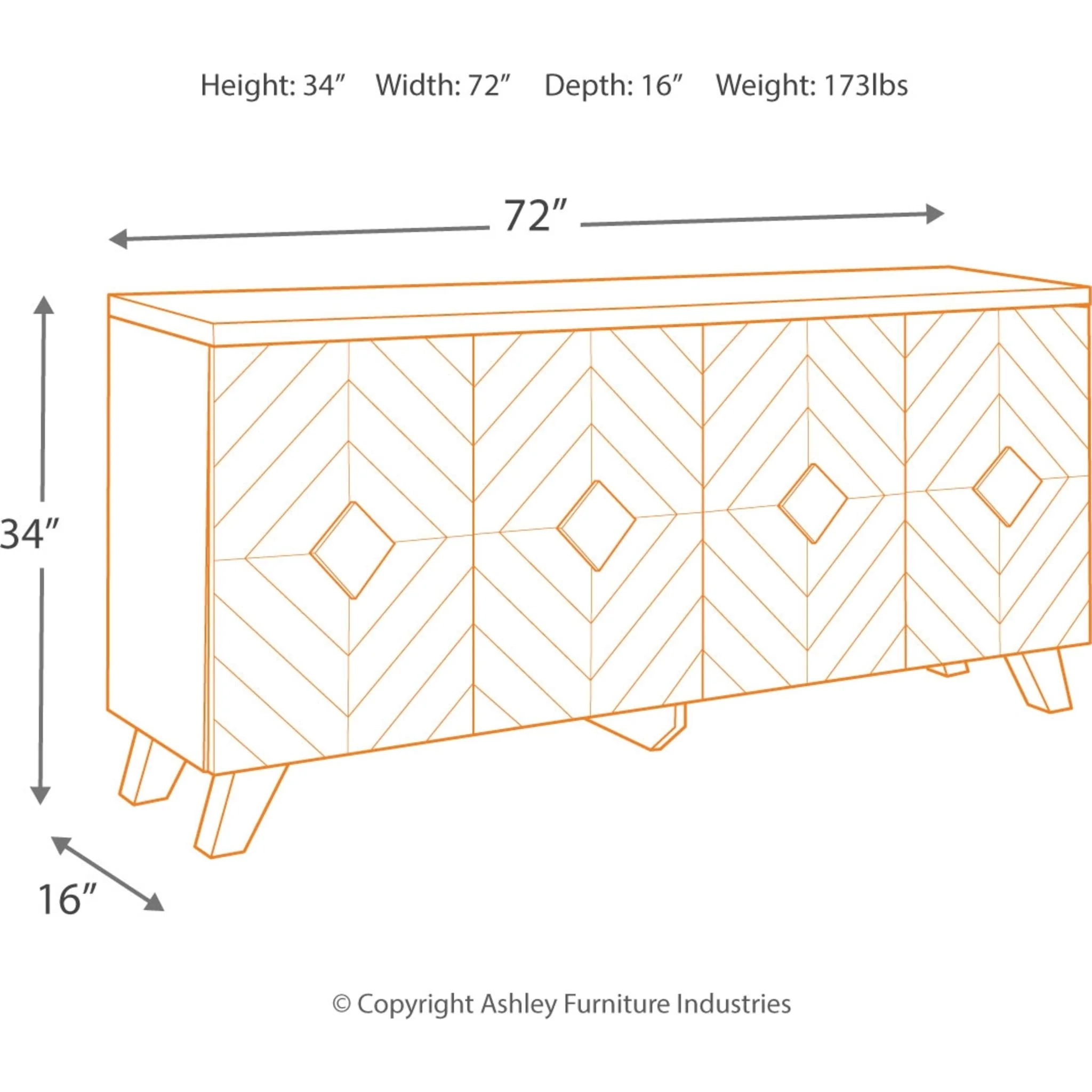Robin Ridge Accent Cabinet - Image 4