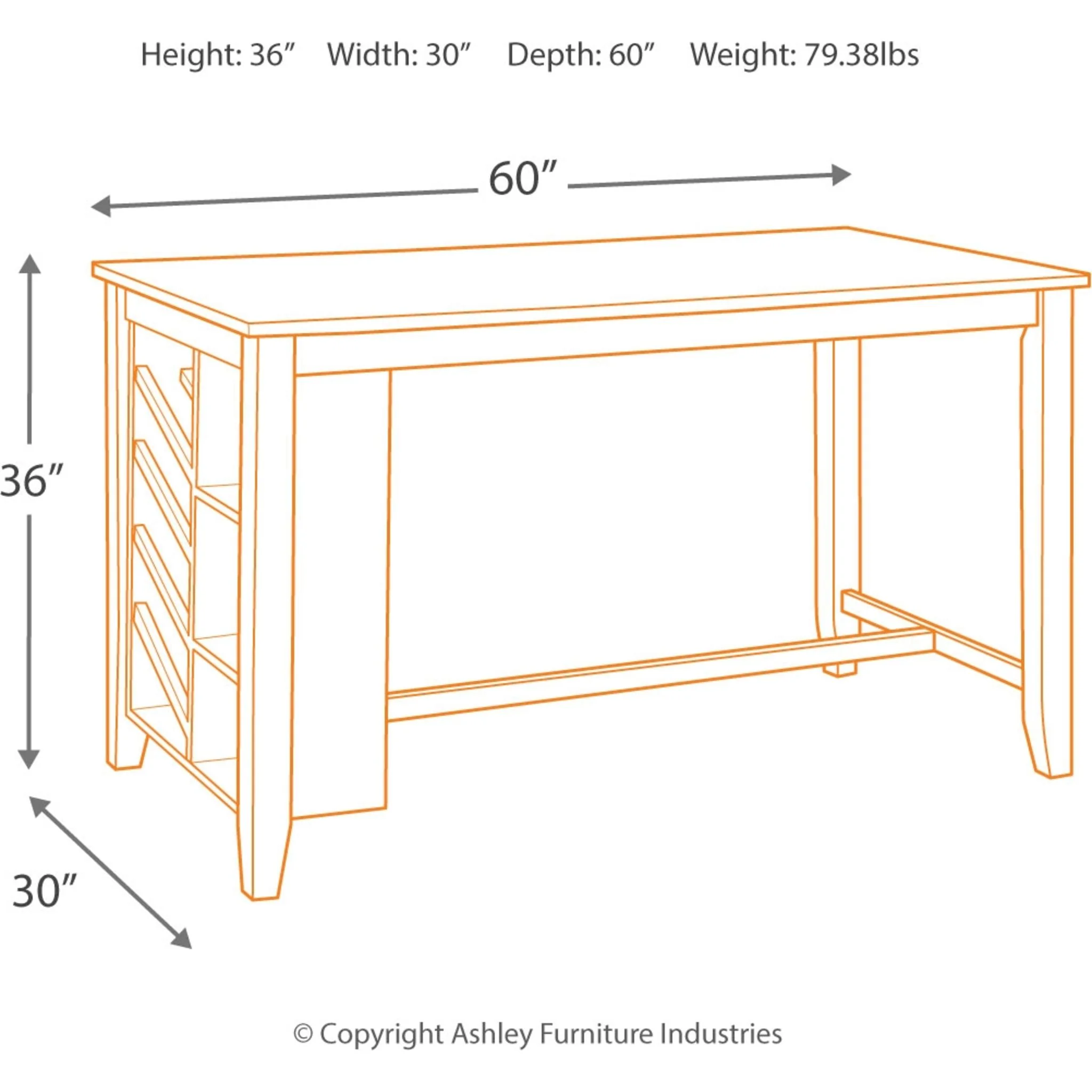 Rokane Counter Dining Set - Image 15