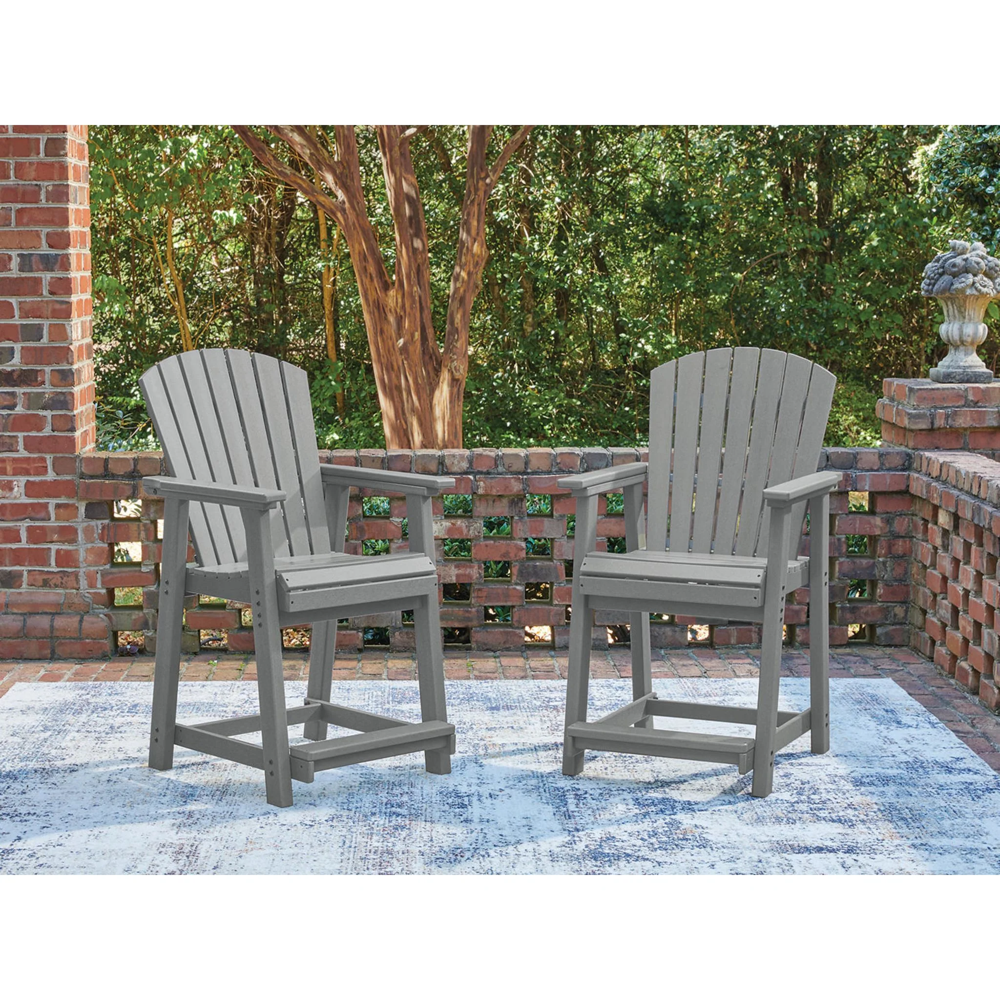 Ross Cove Outdoor Counter Height Stool (set of 2) - Image 2