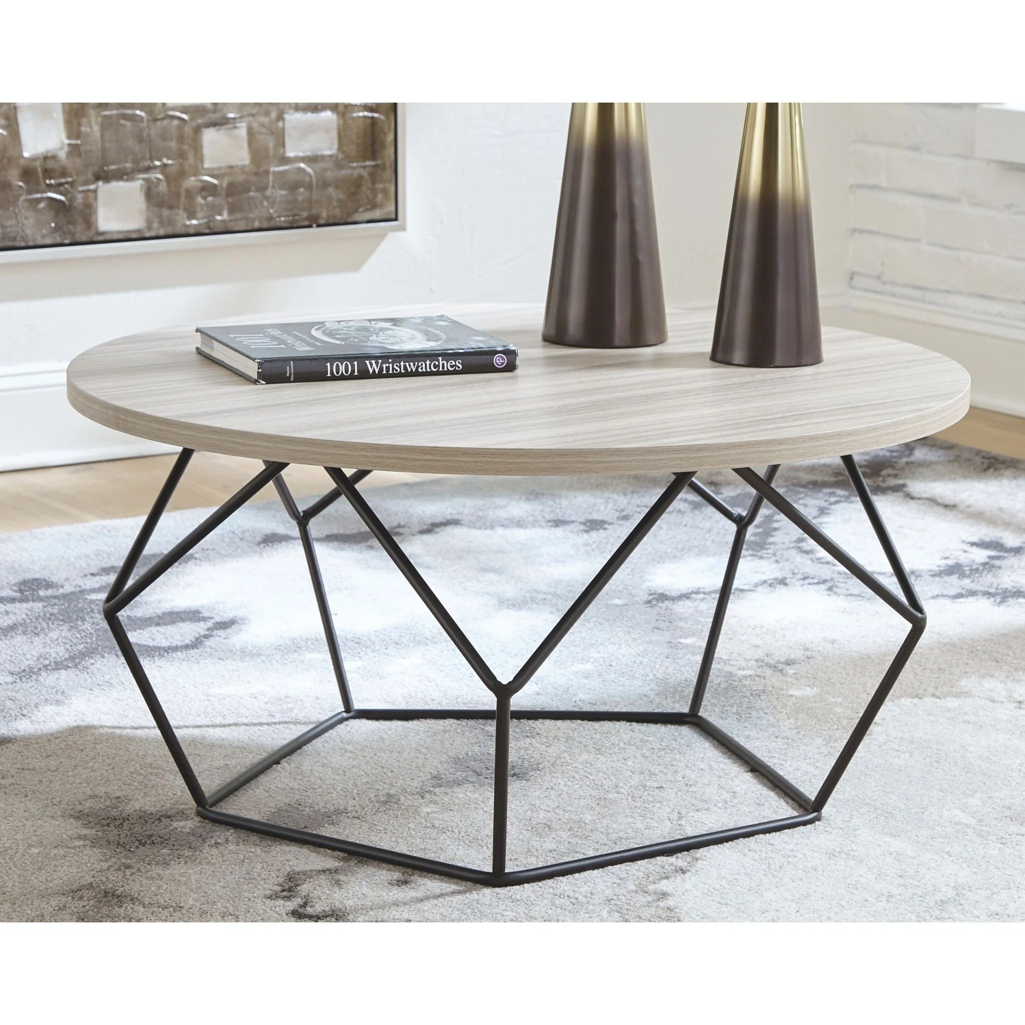 Waylowe Round Cocktail Table - Image 2