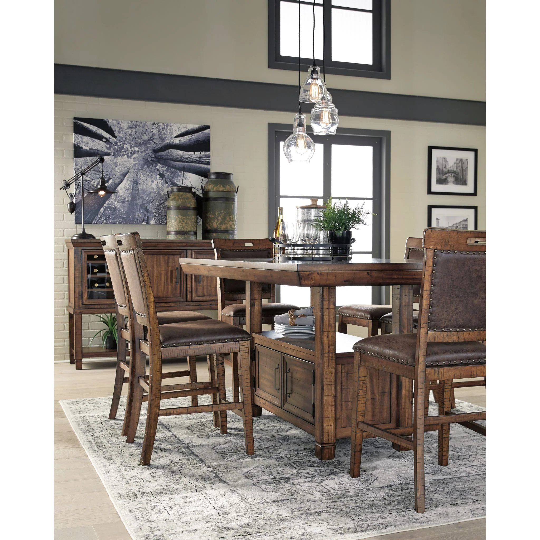 Royard-Exclusive RECT Dining Room Counter Table - Image 9