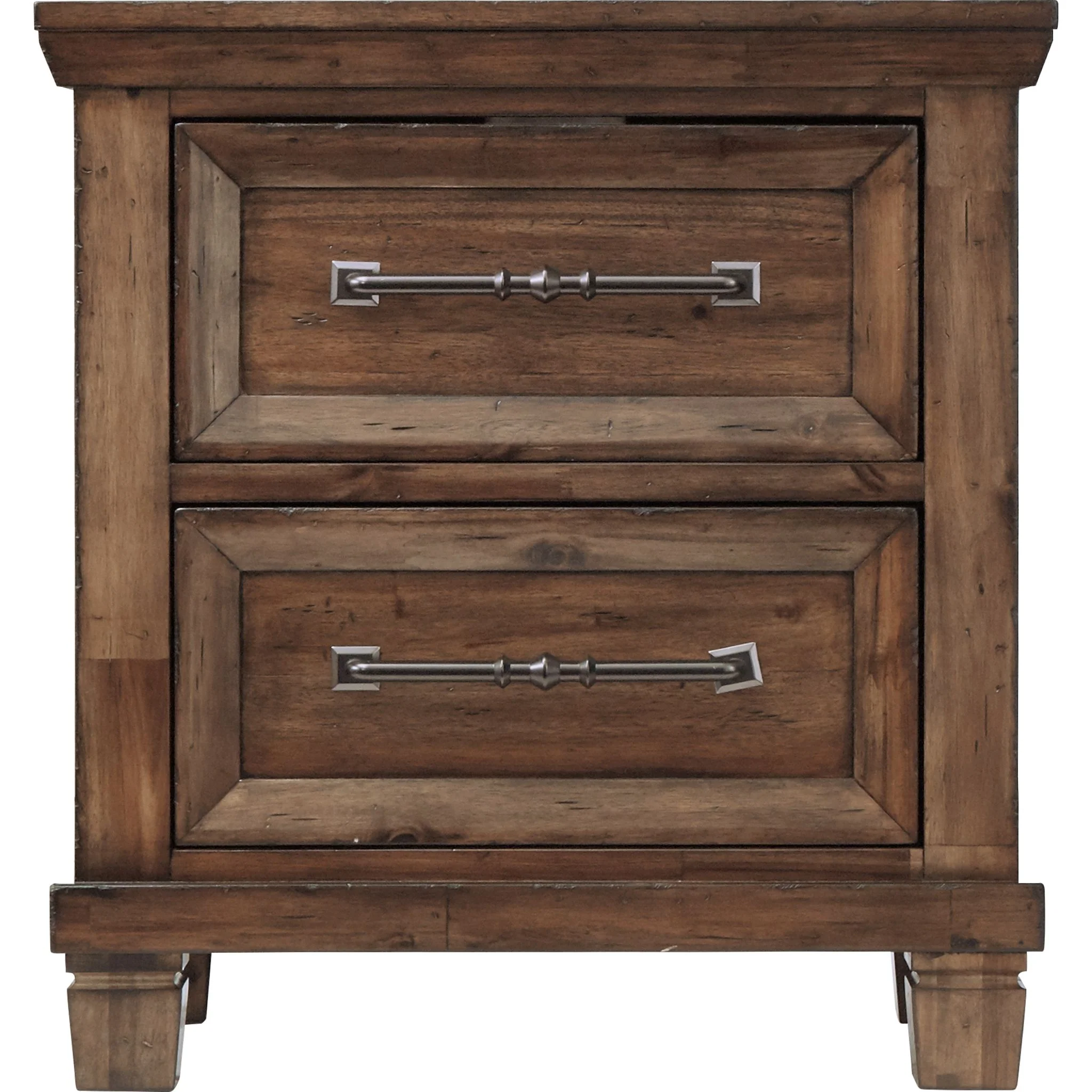 Royard- EXCLUSIVE Two Drawer Nightstand - Image 3