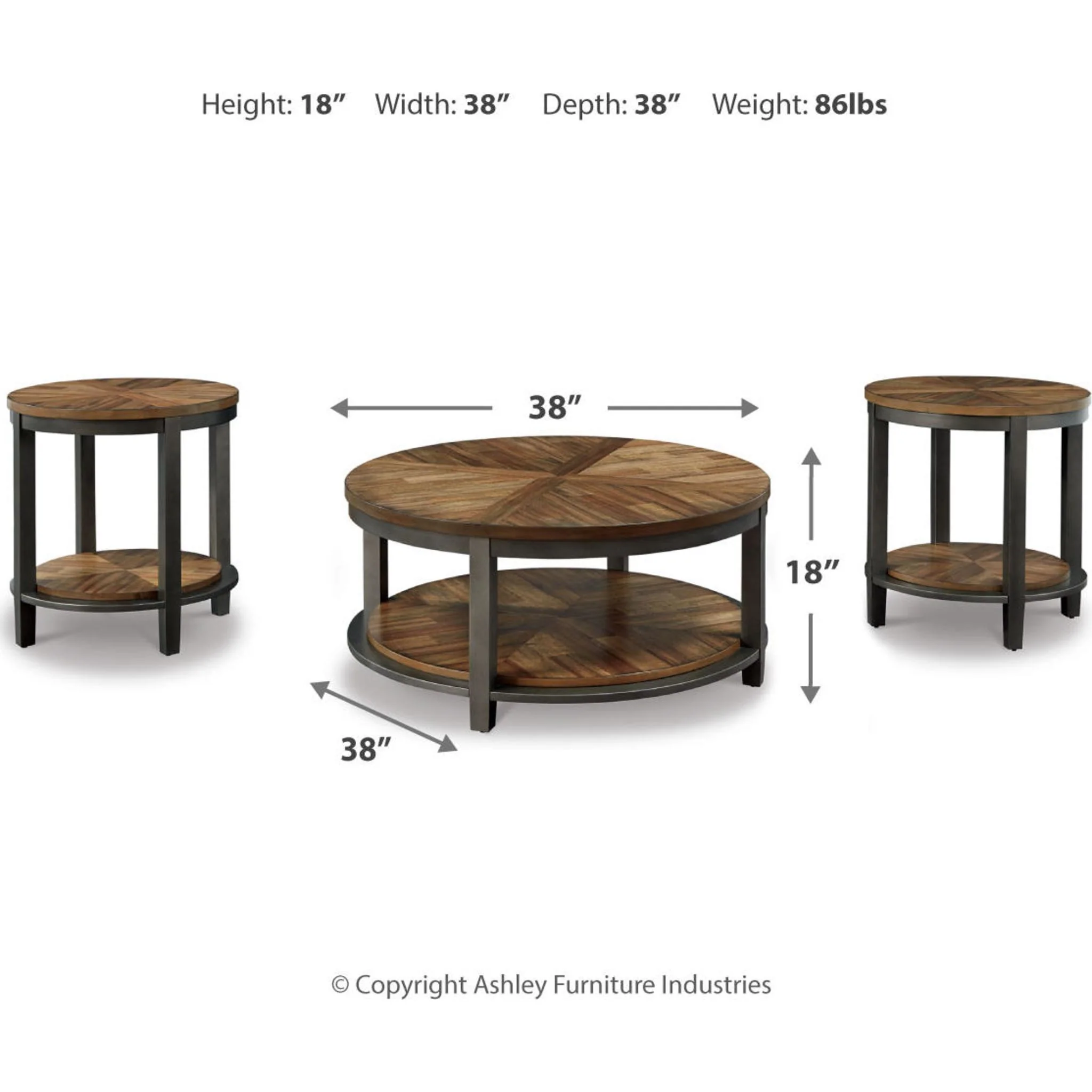 Roybeck Occasional Table Set (set of 3) - Image 7