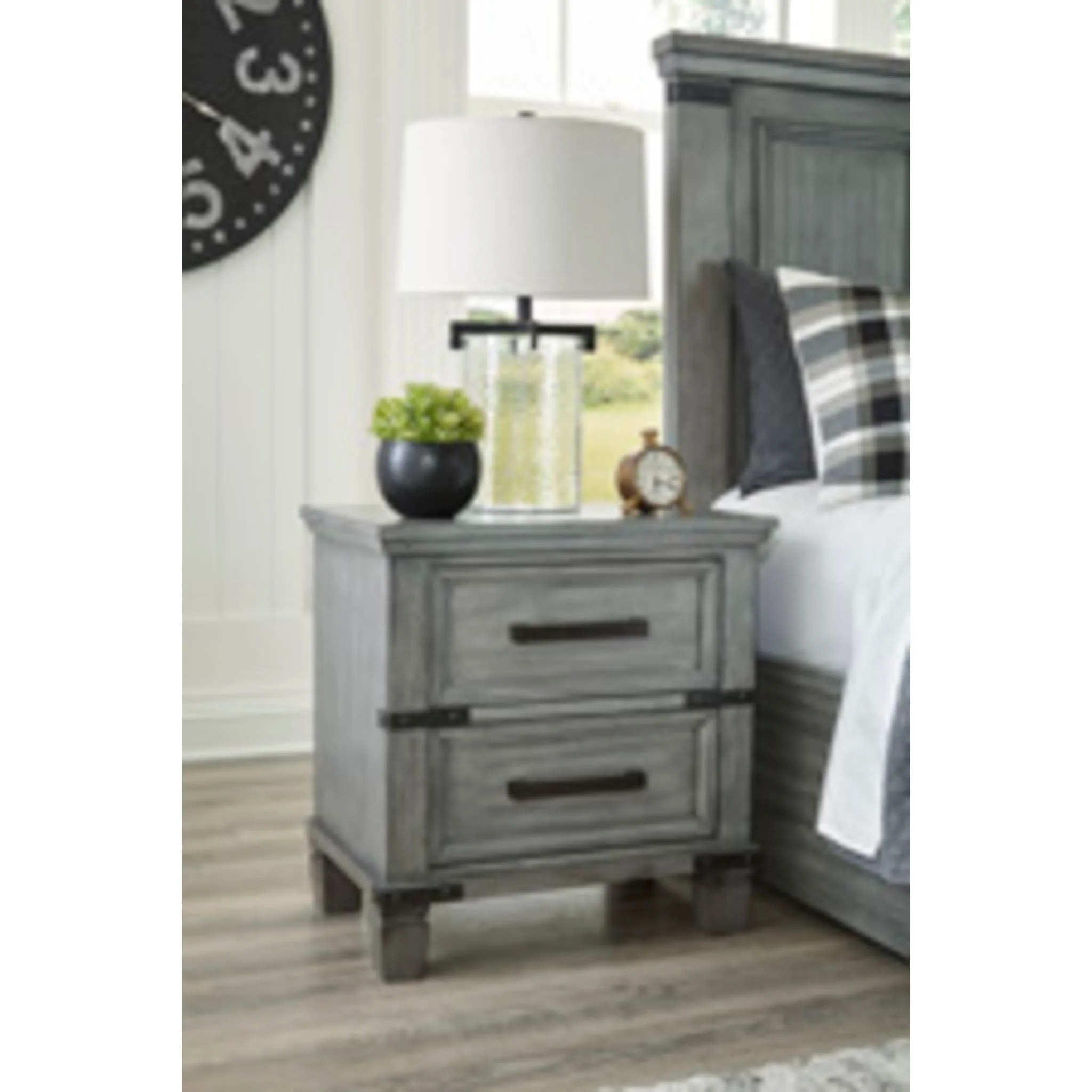 Russelyn Two Drawer Nightstand - Image 12