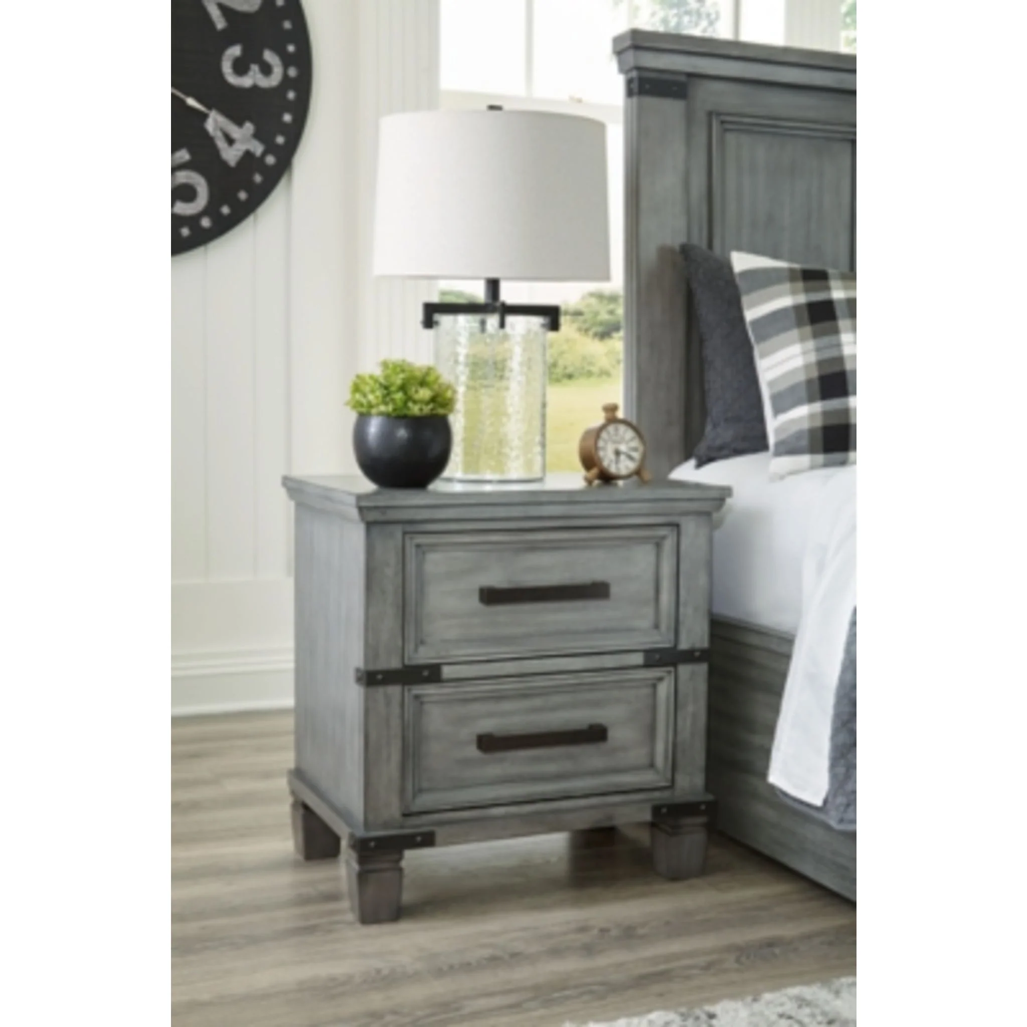 Russelyn Two Drawer Nightstand - Image 14