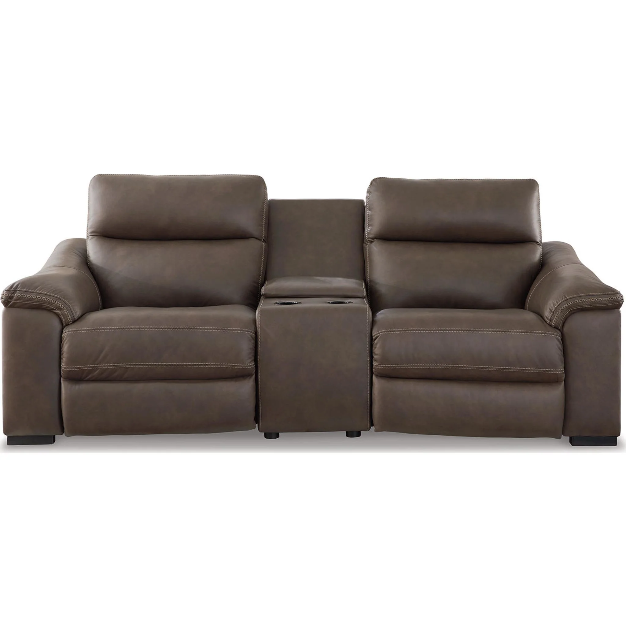Salvatore 3 Piece Power Reclining Loveseat Console - Image 4