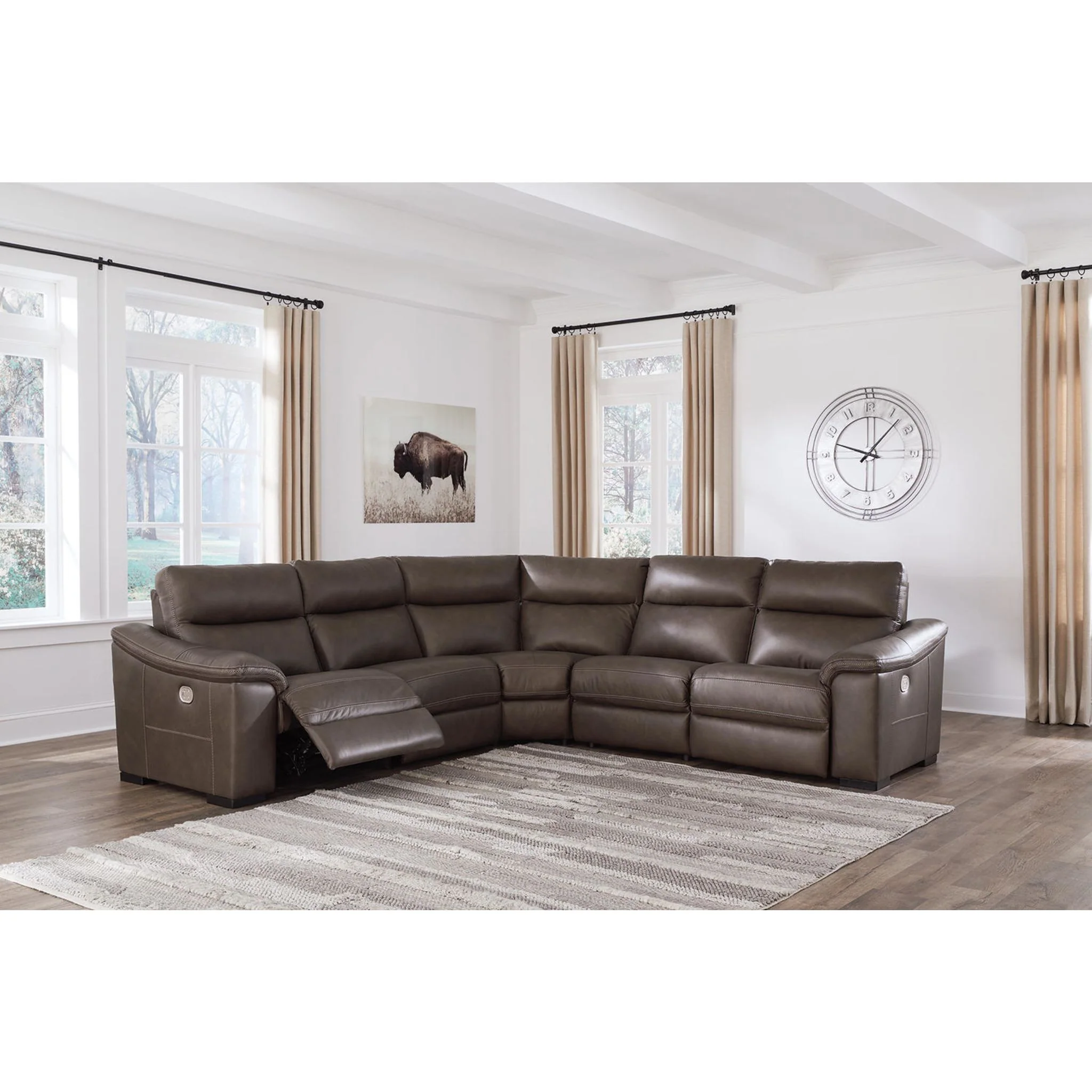 Salvatore 5 Piece Power Reclining Sectional - Image 2