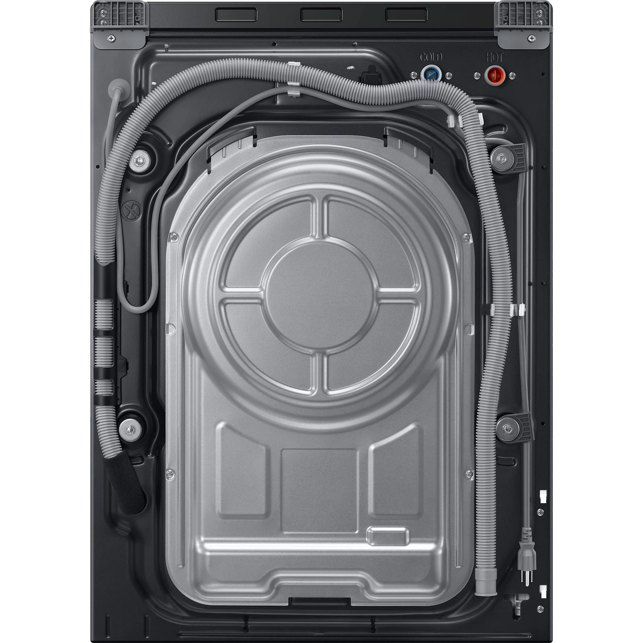 Samsung 2.9cu.ft. Compact Front Load Washer with SmartThings Wi-Fi - Black (WW25FG6B34BBAC) - Image 10
