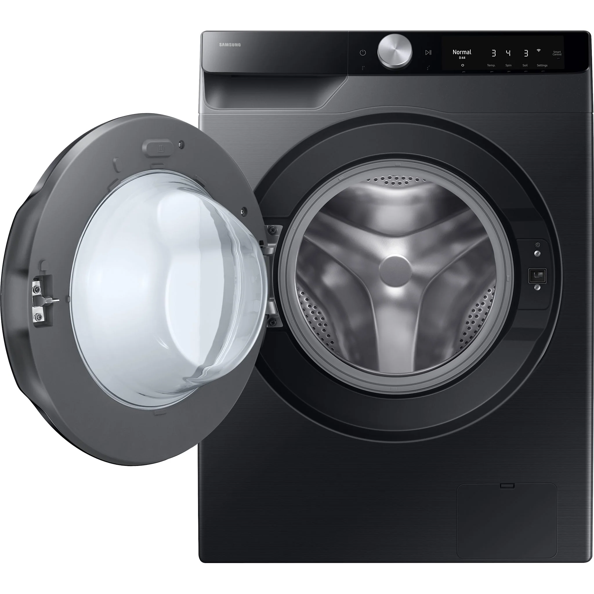 Samsung 2.9cu.ft. Compact Front Load Washer with SmartThings Wi-Fi - Black (WW25FG6B34BBAC) - Image 4
