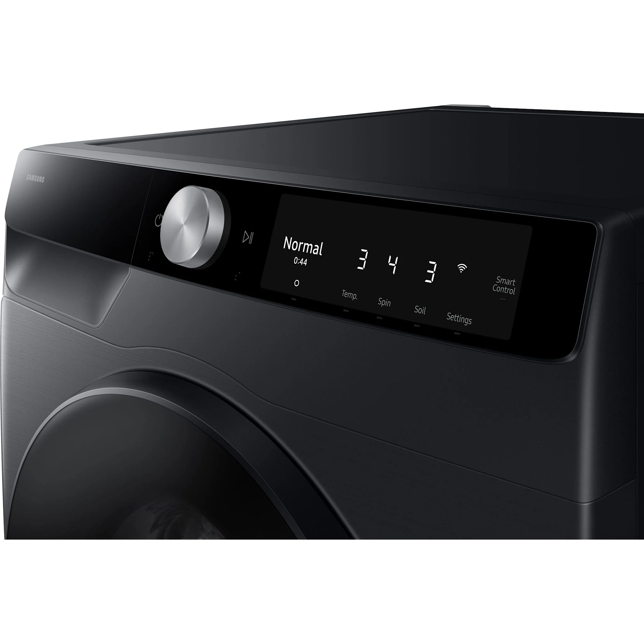 Samsung 2.9cu.ft. Compact Front Load Washer with SmartThings Wi-Fi - Black (WW25FG6B34BBAC) - Image 6