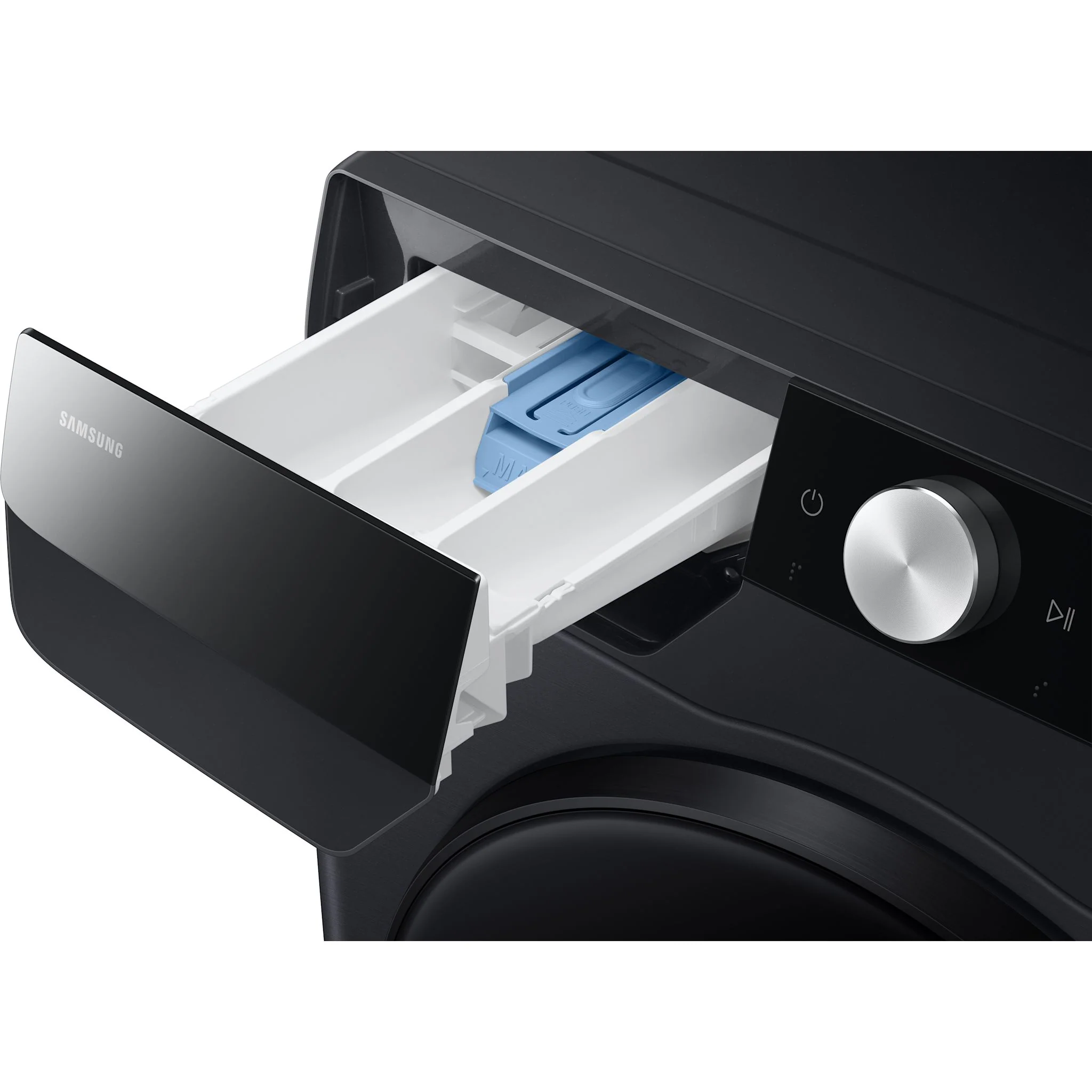 Samsung 2.9cu.ft. Compact Front Load Washer with SmartThings Wi-Fi - Black (WW25FG6B34BBAC) - Image 8